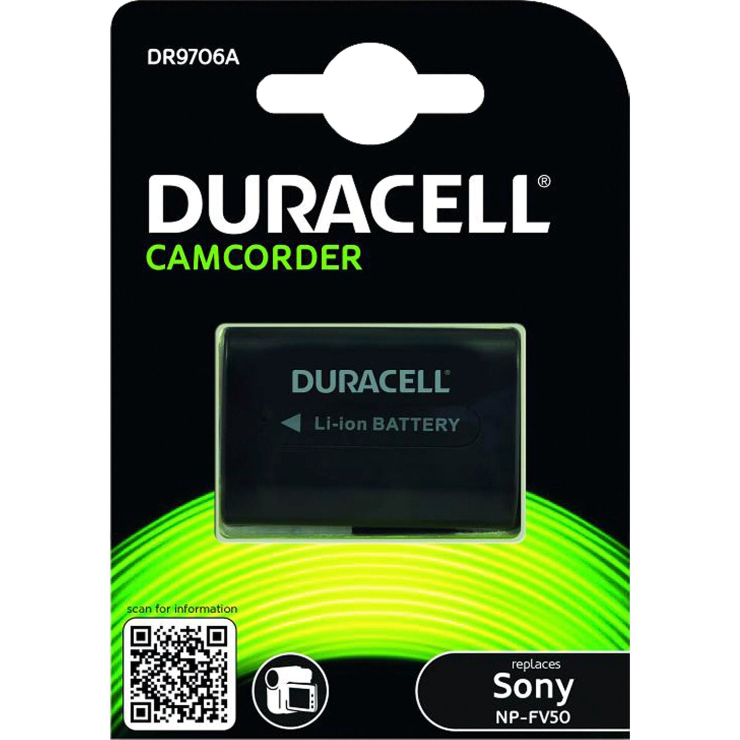 Duracell Li-Ion Battery 700mAh for Sony NP-FV50
