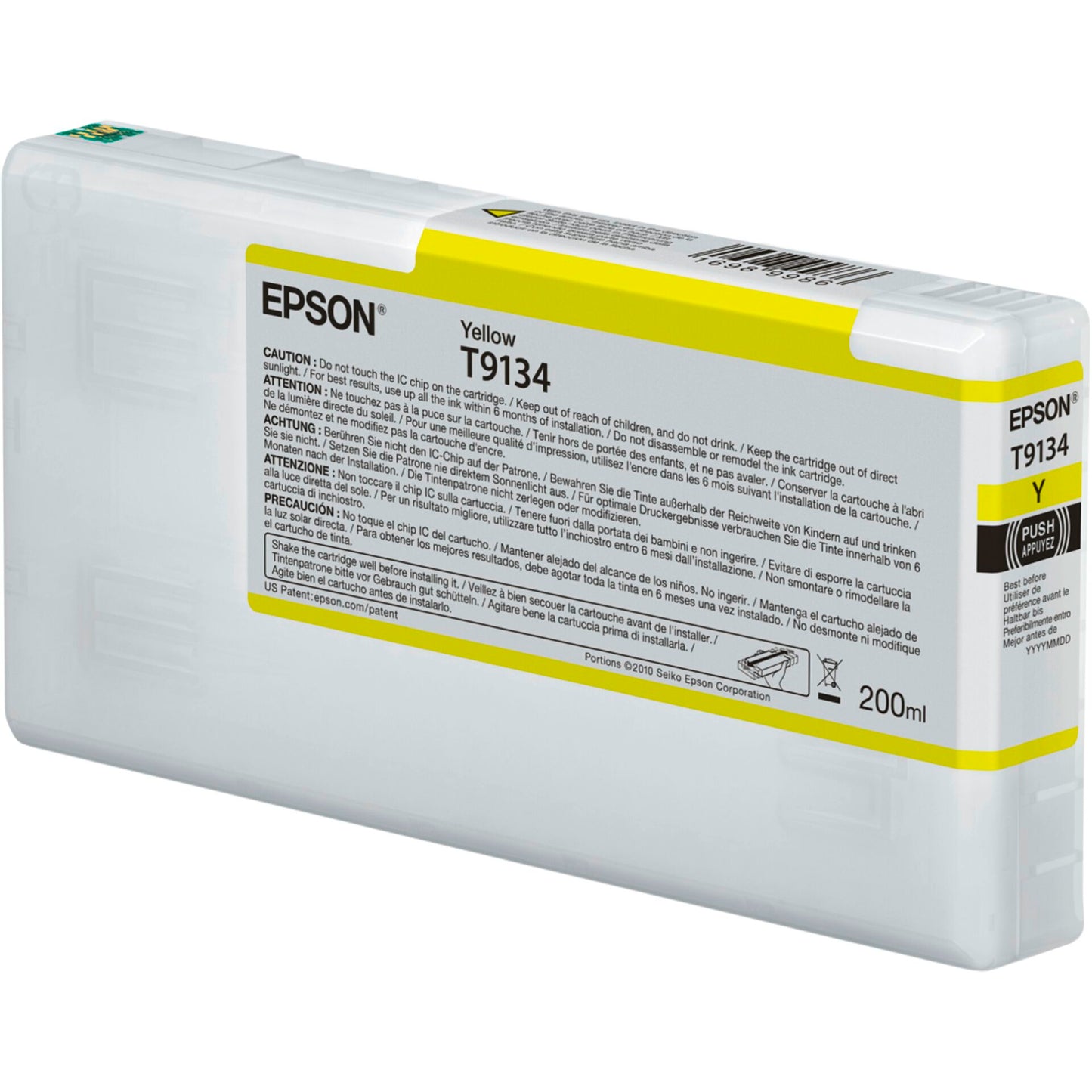 Epson ink cartridge yellow T 913 200 ml T 9134