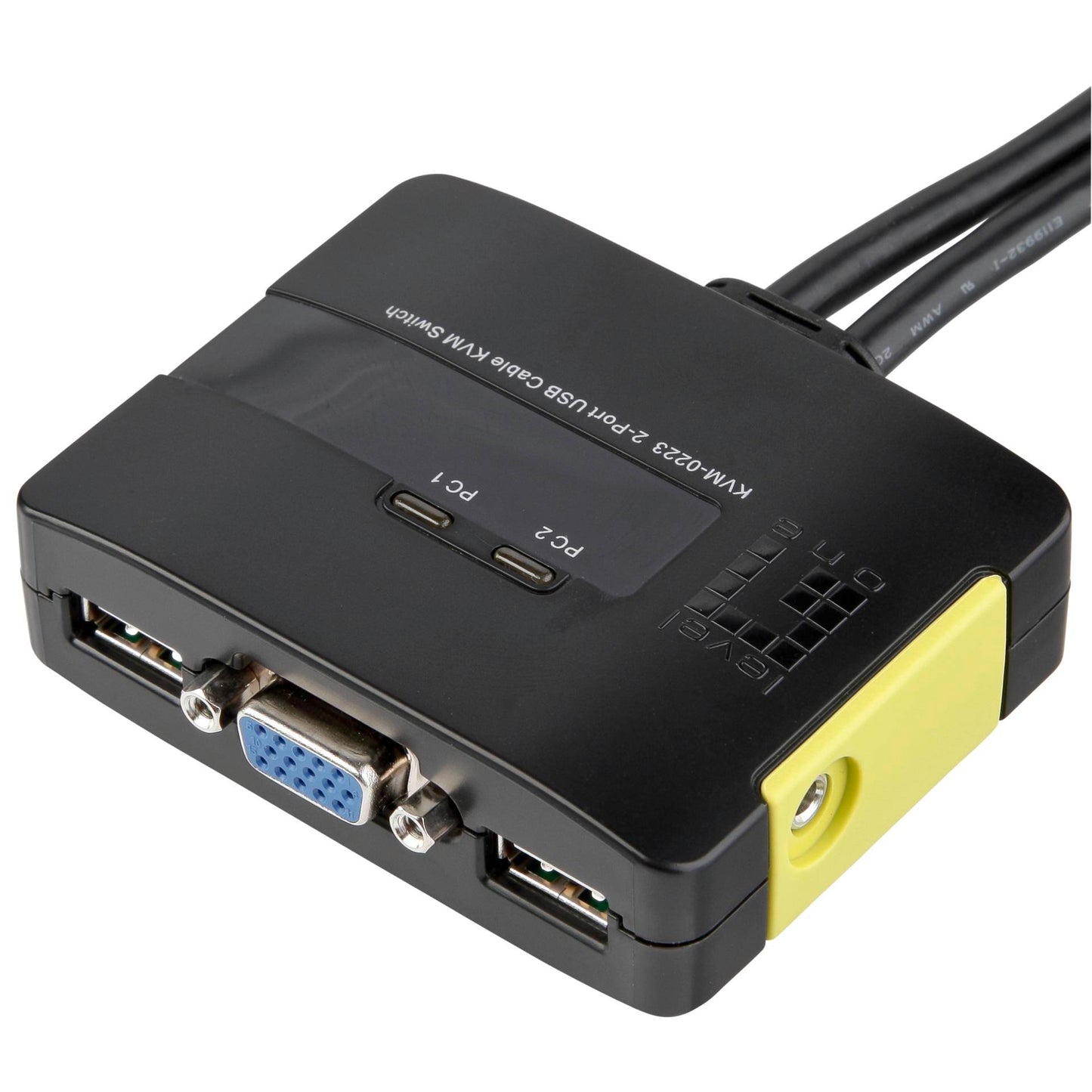 Level One KVM-0223 2 Port USB cable KVM with Audio