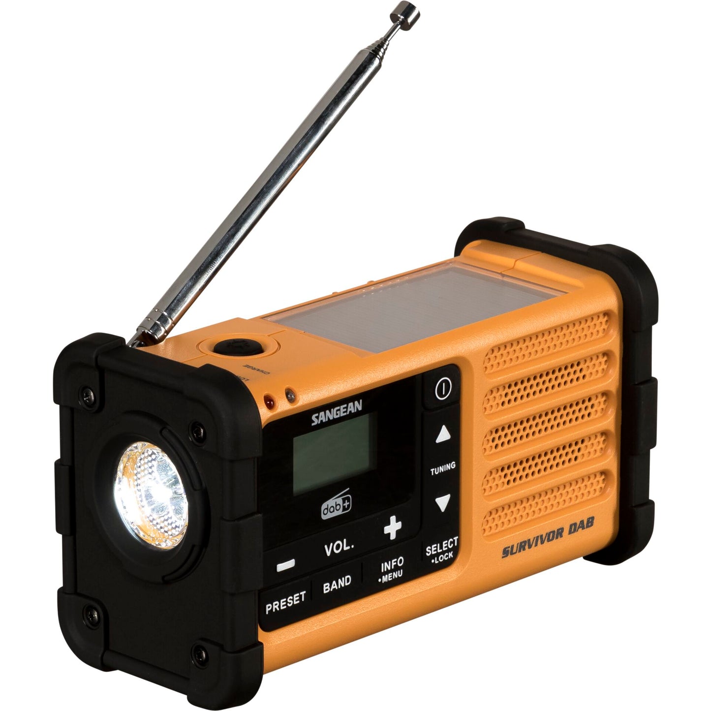Sangean MMR-88 DAB+ yellow Emergency/Crank/Solar Radio