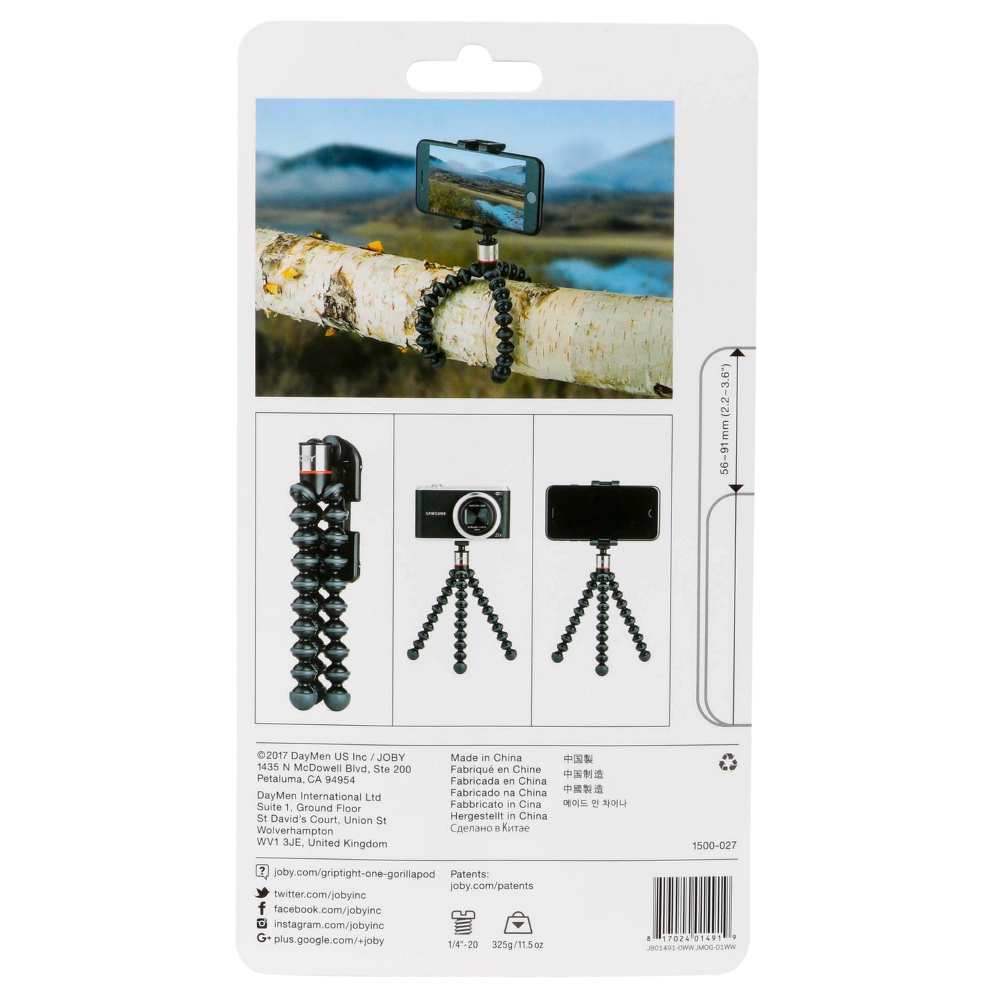 Joby GripTight One GP Stand black