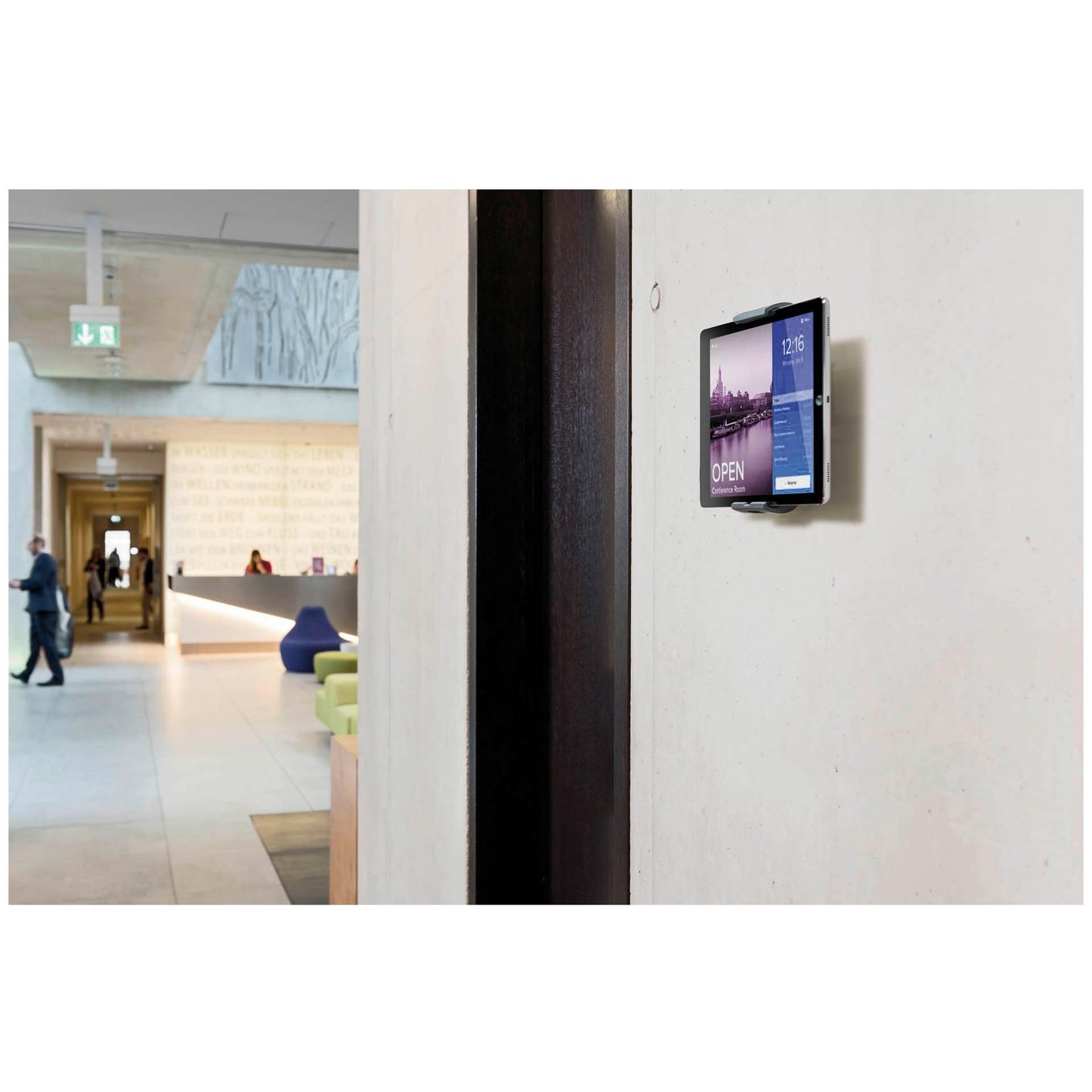 Durable Tablet Holder WALL metallic silver 8933-23