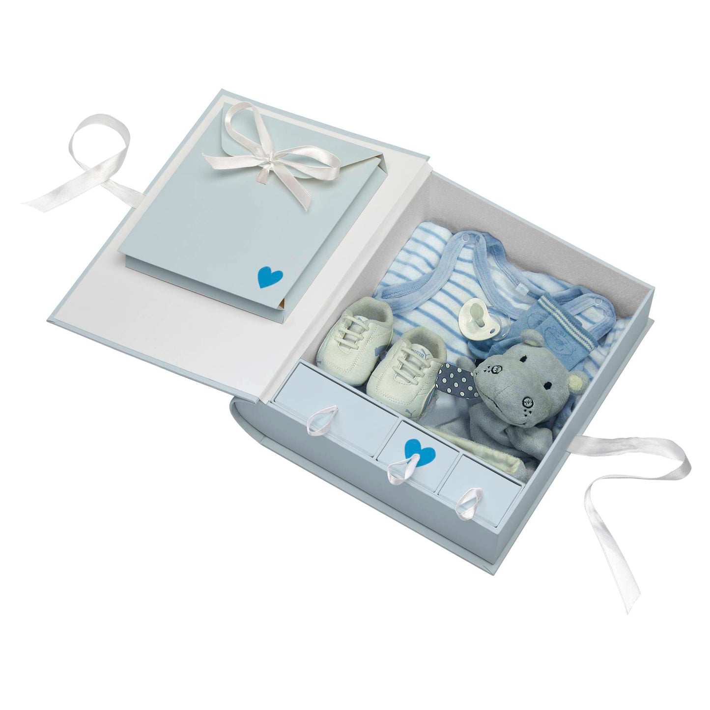 Walther Baby Animal blue Baby Photo Memory Box FB148L