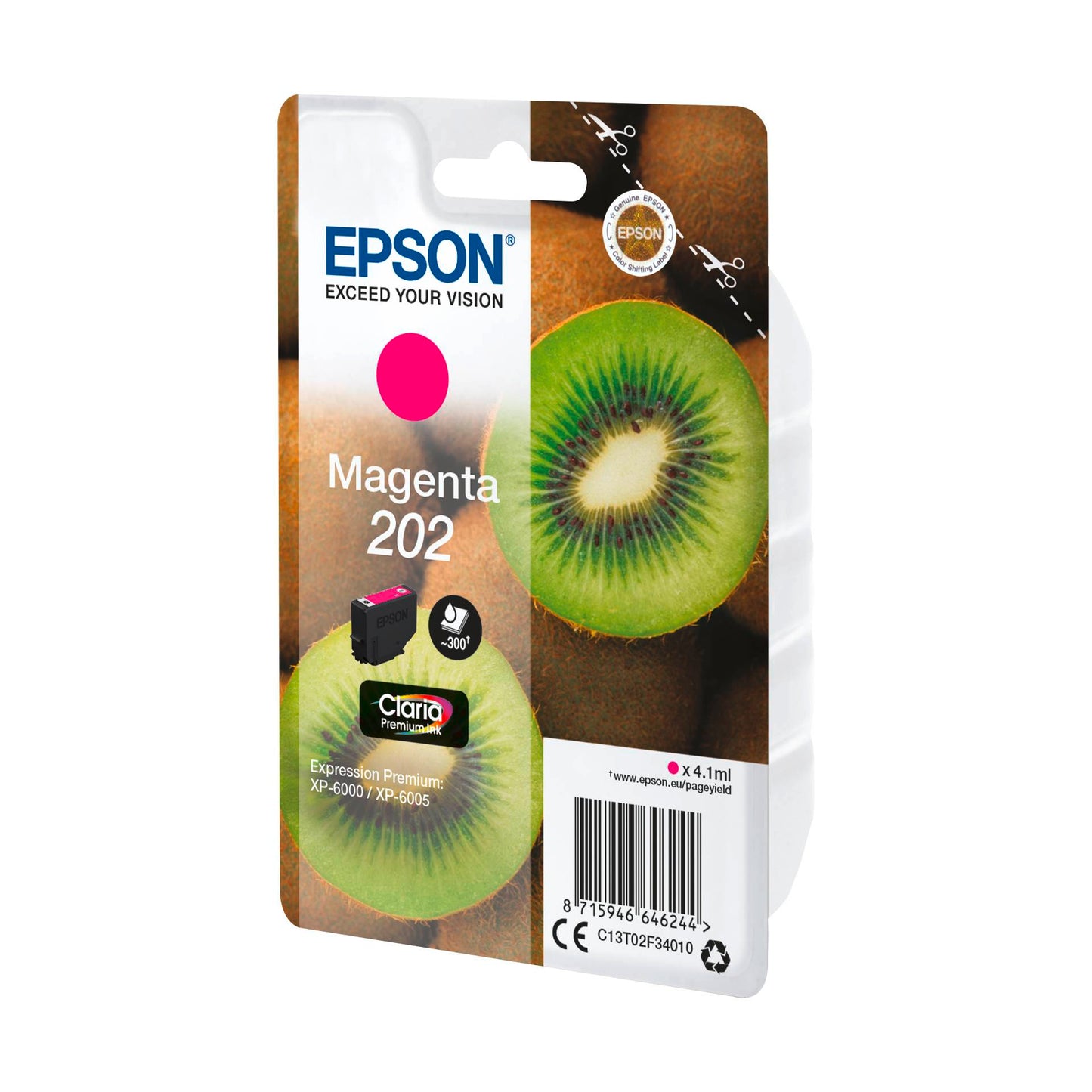 Epson ink cartridge magenta Claria Premium 202 T 02F3
