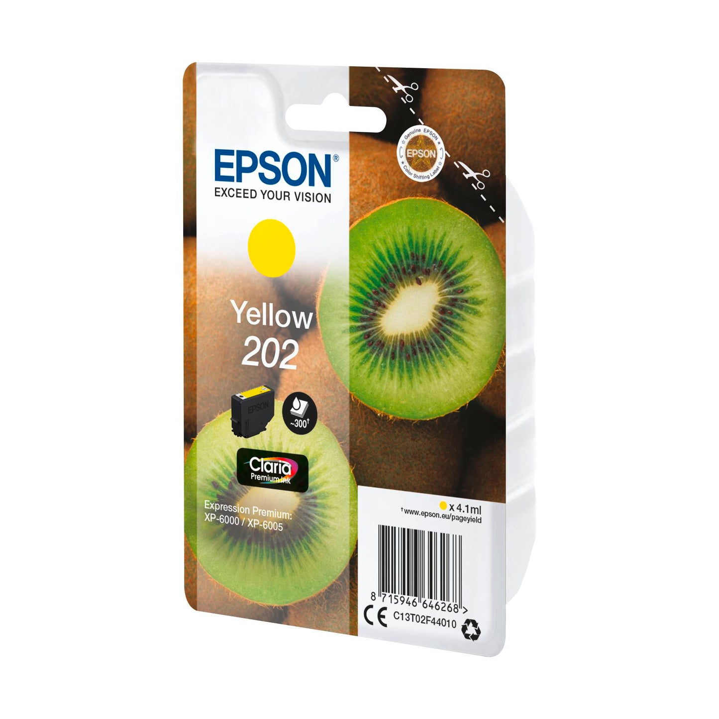 Epson ink cartridge yellow Claria Premium 202 T 02F4