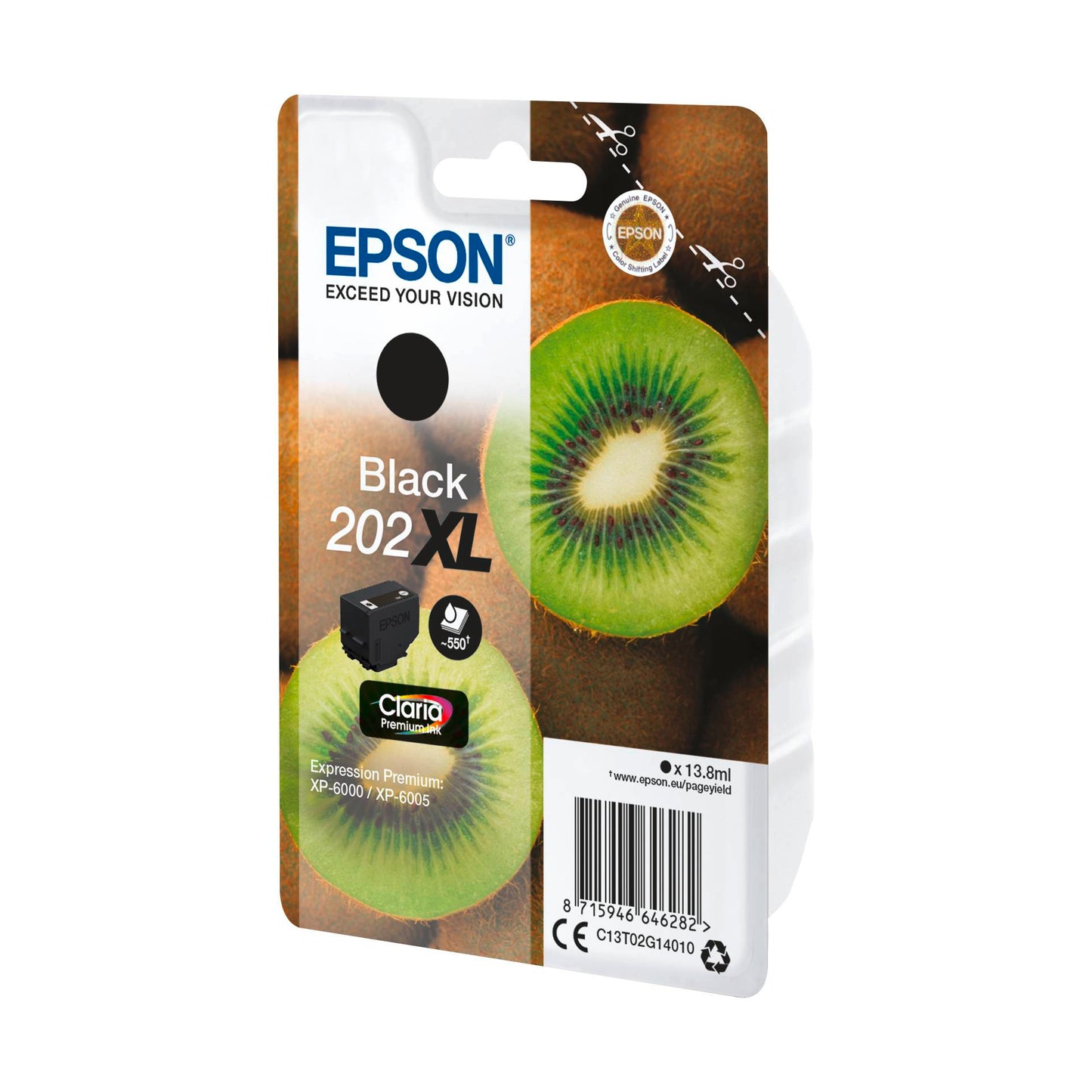 Epson ink cartridge black Claria Premium 202 XL T 02G1