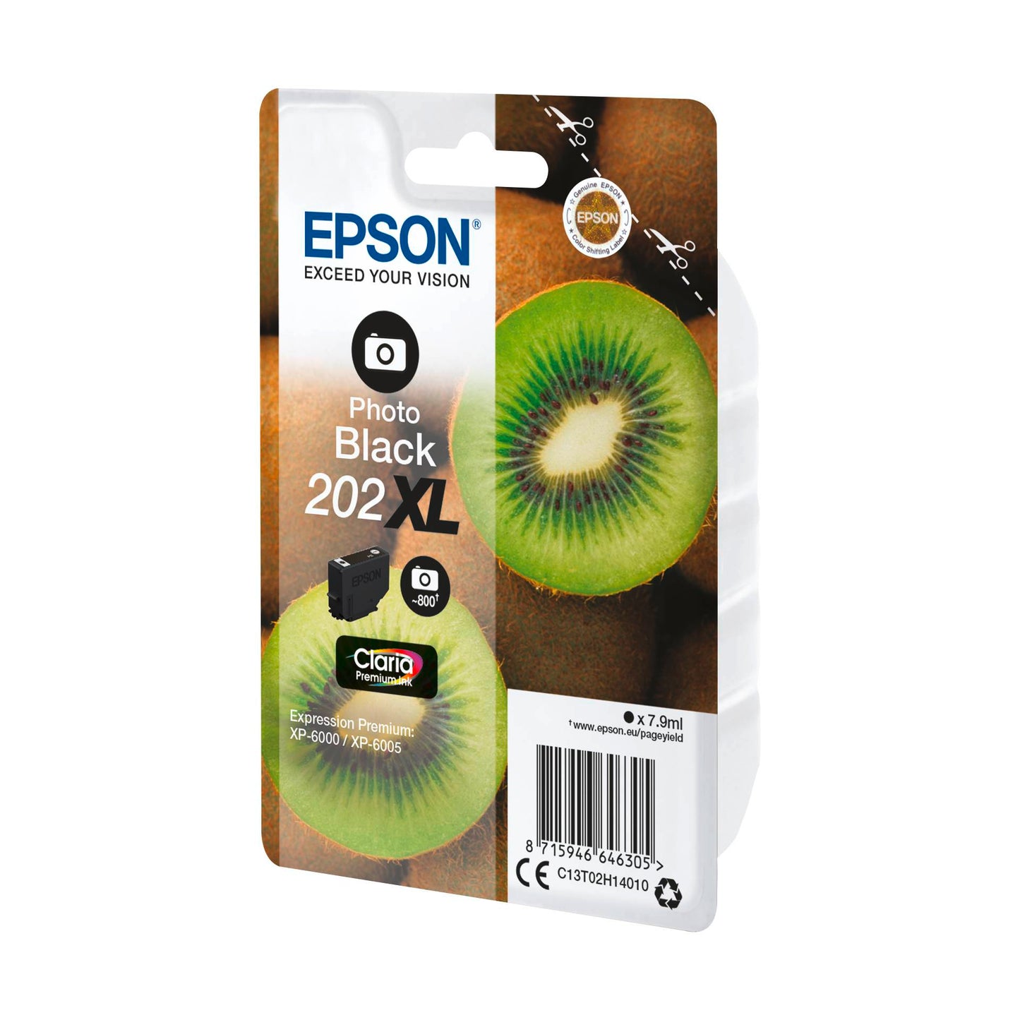 Epson ink cartridge photo black Claria Premium 202 XL T 02H1