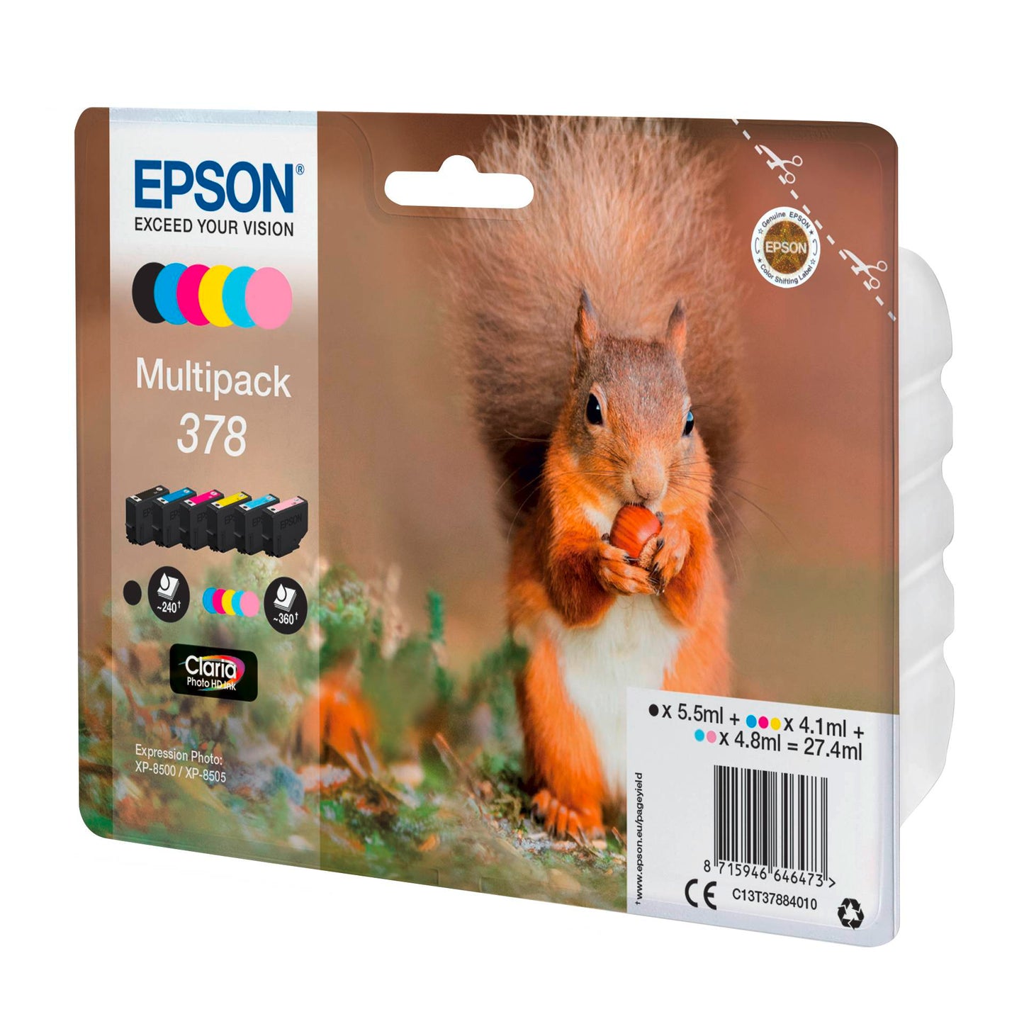 Epson Multipack Claria Photo HD T 378 (6 colors) T 3788
