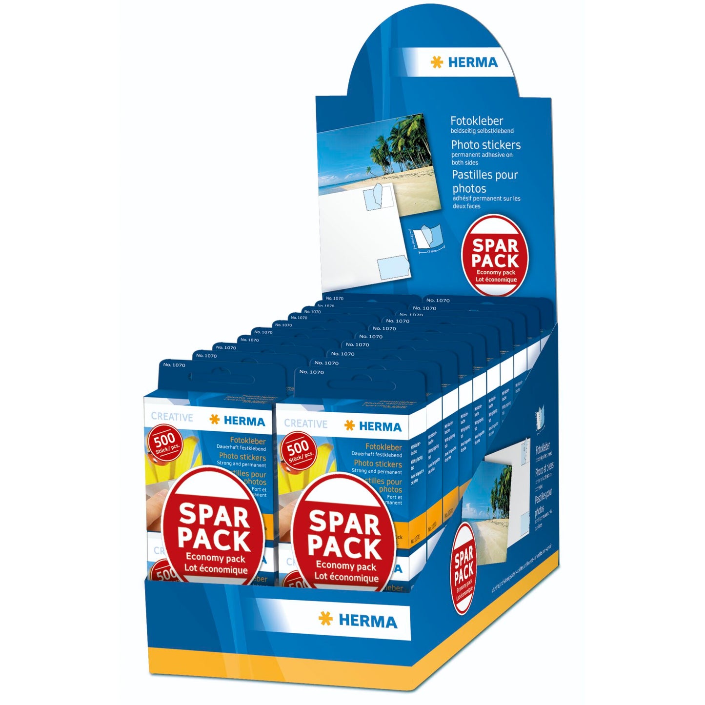 1x20 Herma Photo Stickers 500pcs Twin Pack