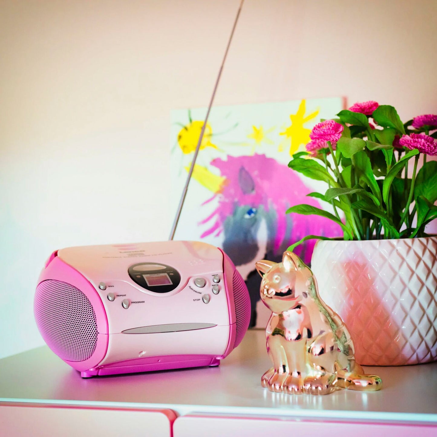 Lenco SCD-24 pink