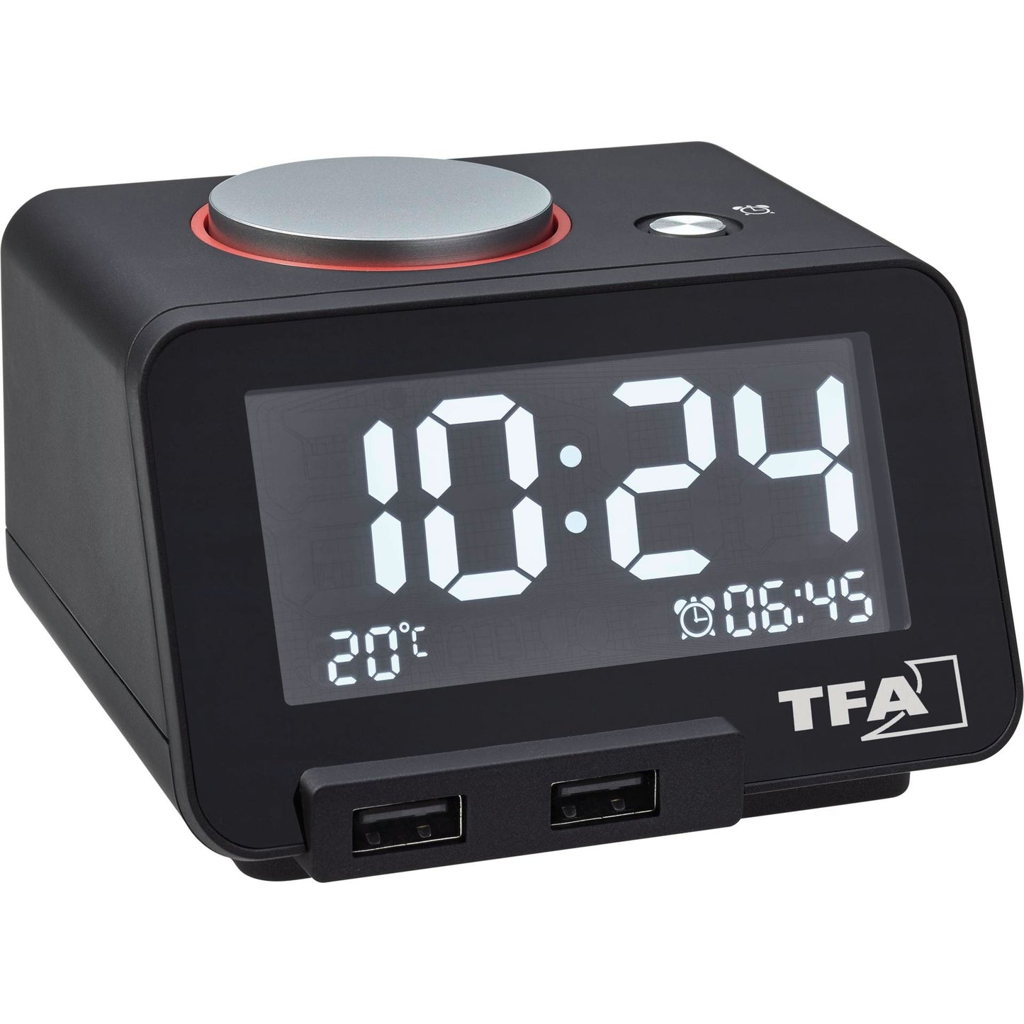 TFA 60.2017.01 Homtime Digital Alarm Clock