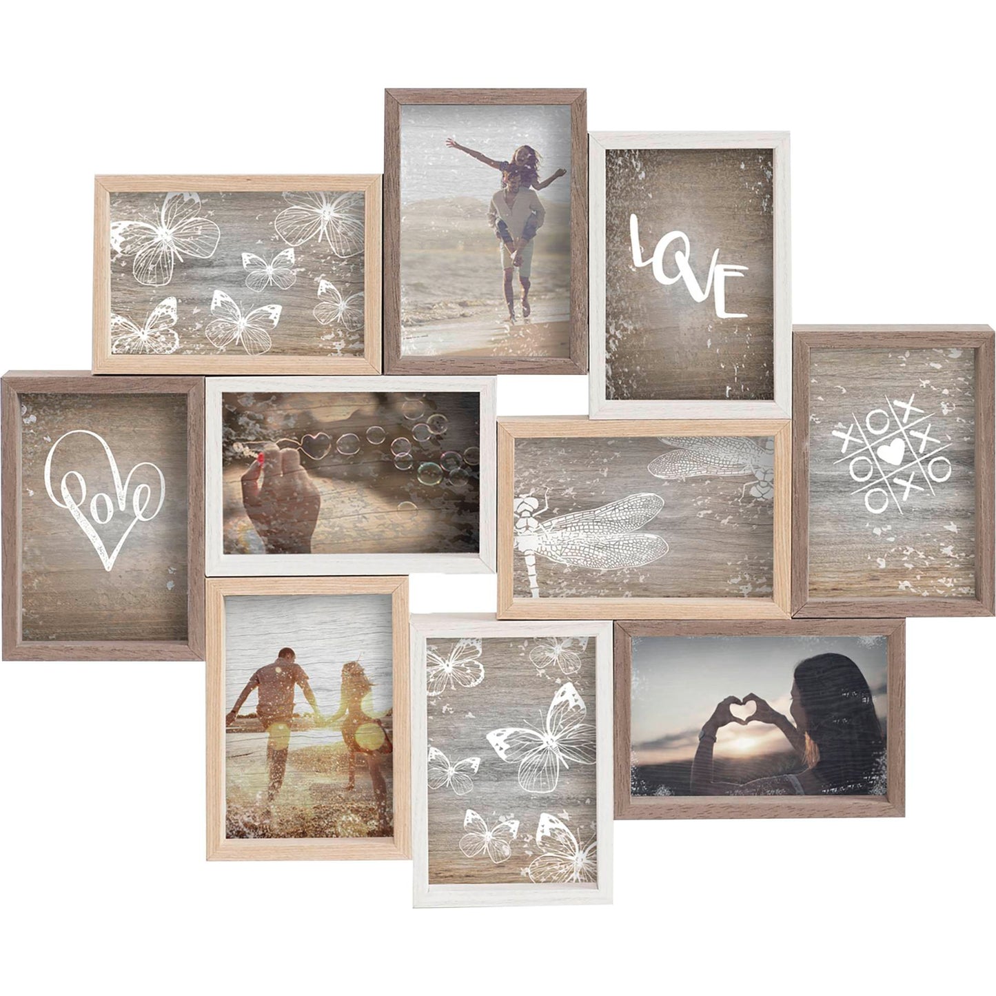 Nielsen Collage Mixed Colours 10 10x10x15 Wood Gallery 8999345