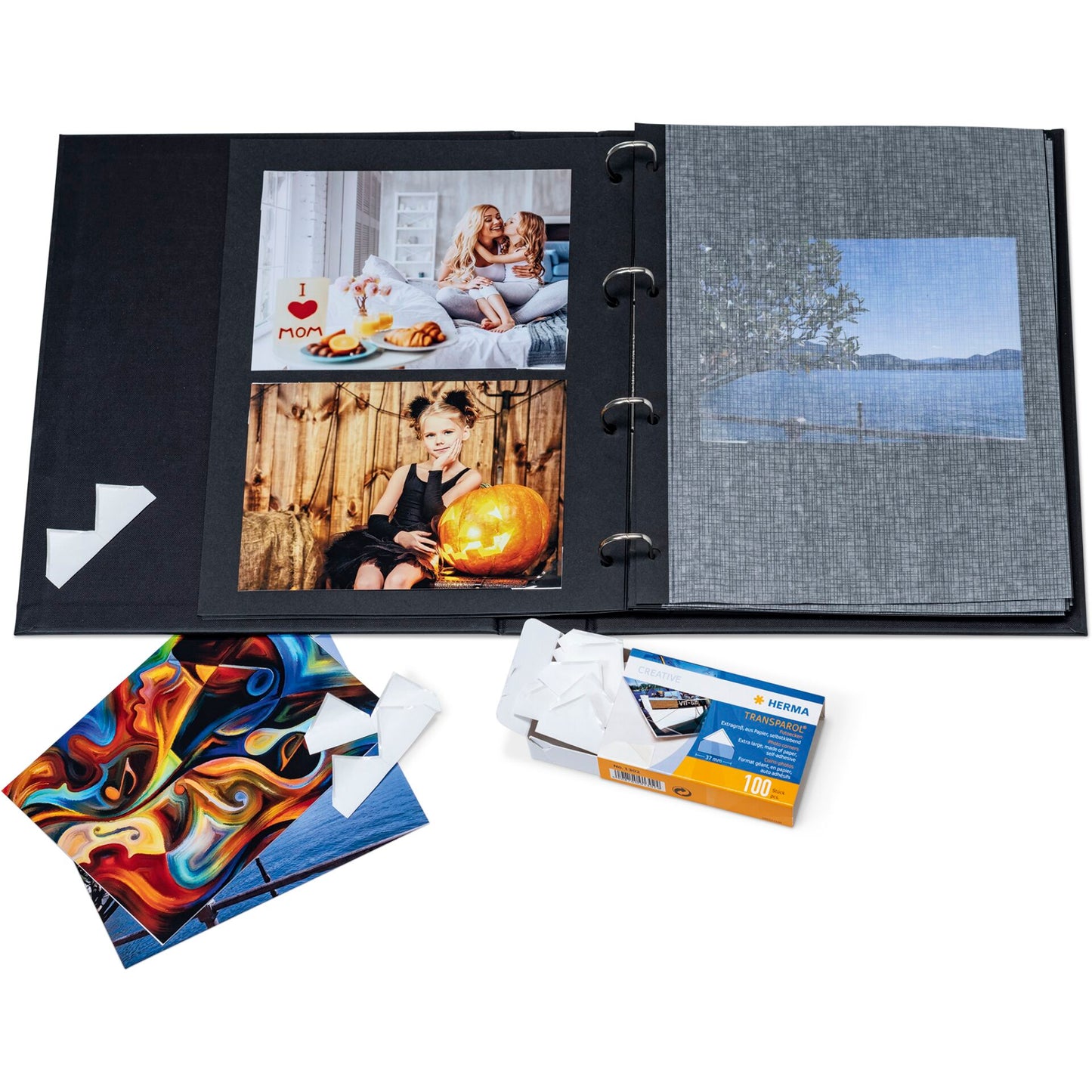 Herma Transparol Photo Corners XXL 100 pcs 1302