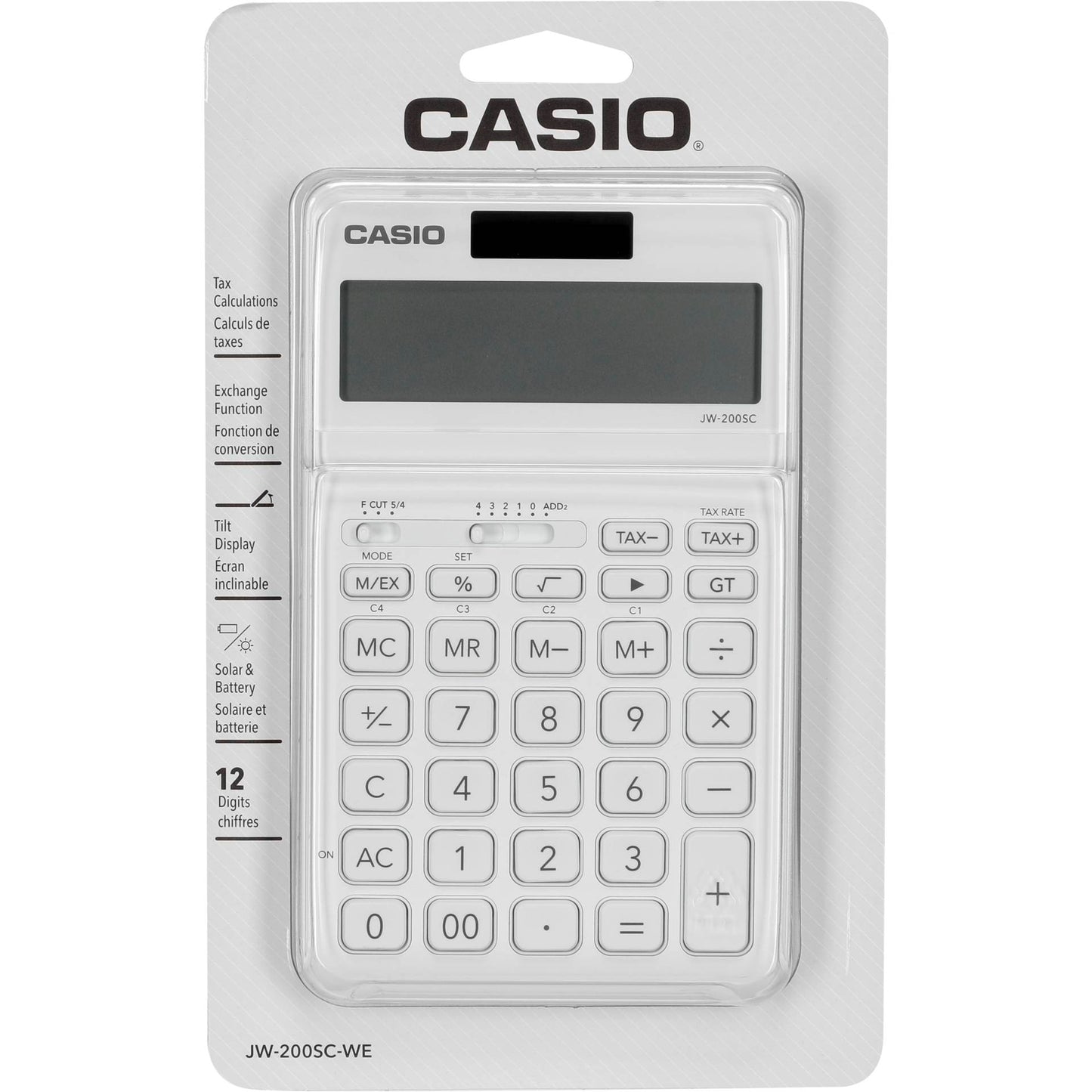 Casio JW-200SC-WE white