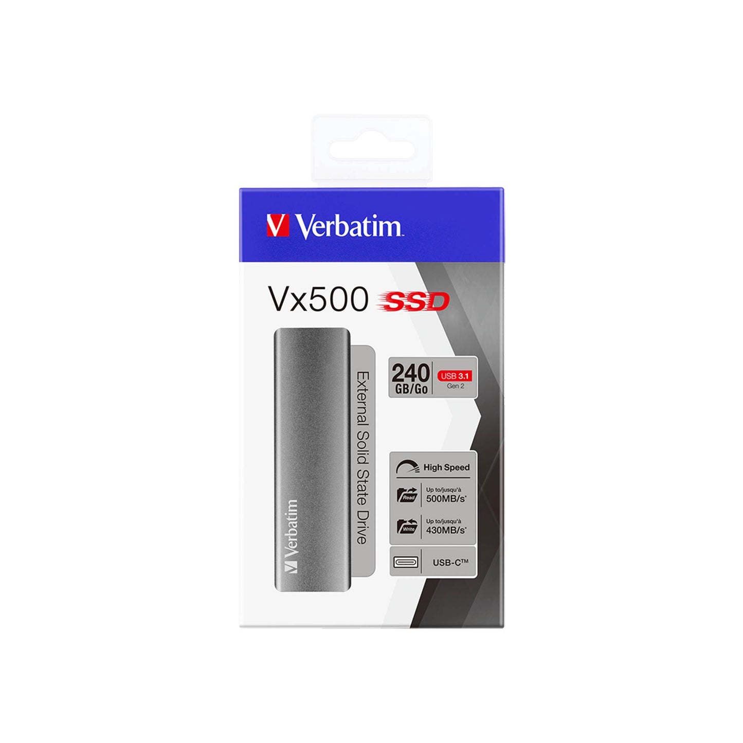 Verbatim Store n Go Vx500 240GB SSD USB 3.1 47442