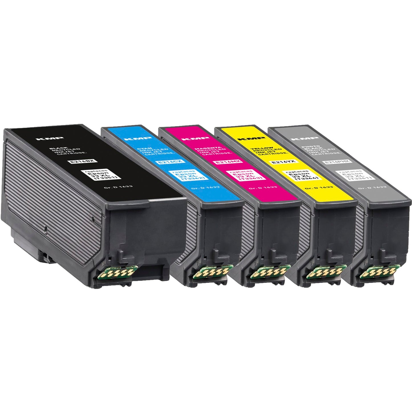 KMP E216VX Multipack BK/PBK/CMY compatible with Epson T 3357 XL