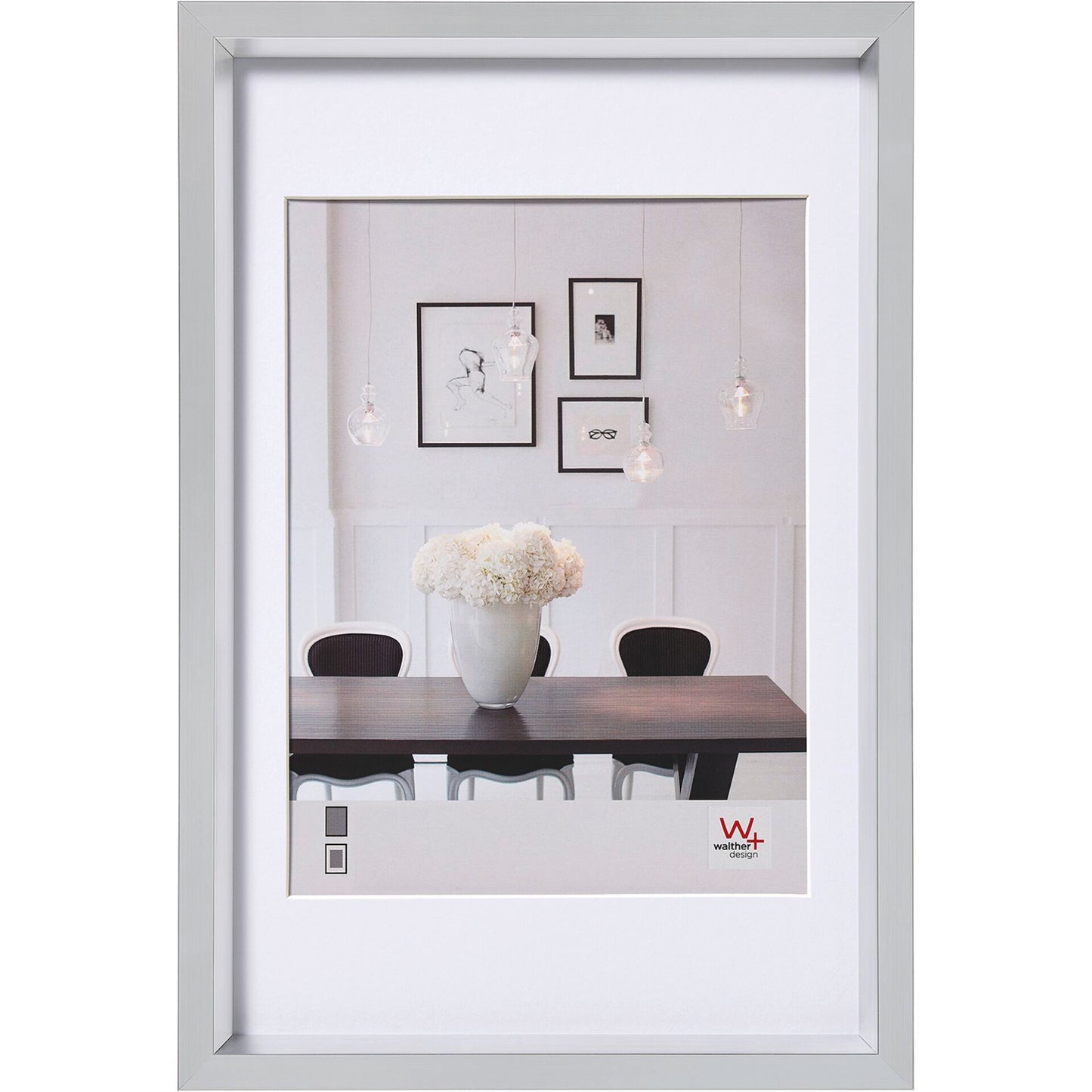 Walther Steel Style 30x40 Resin silver ES040S