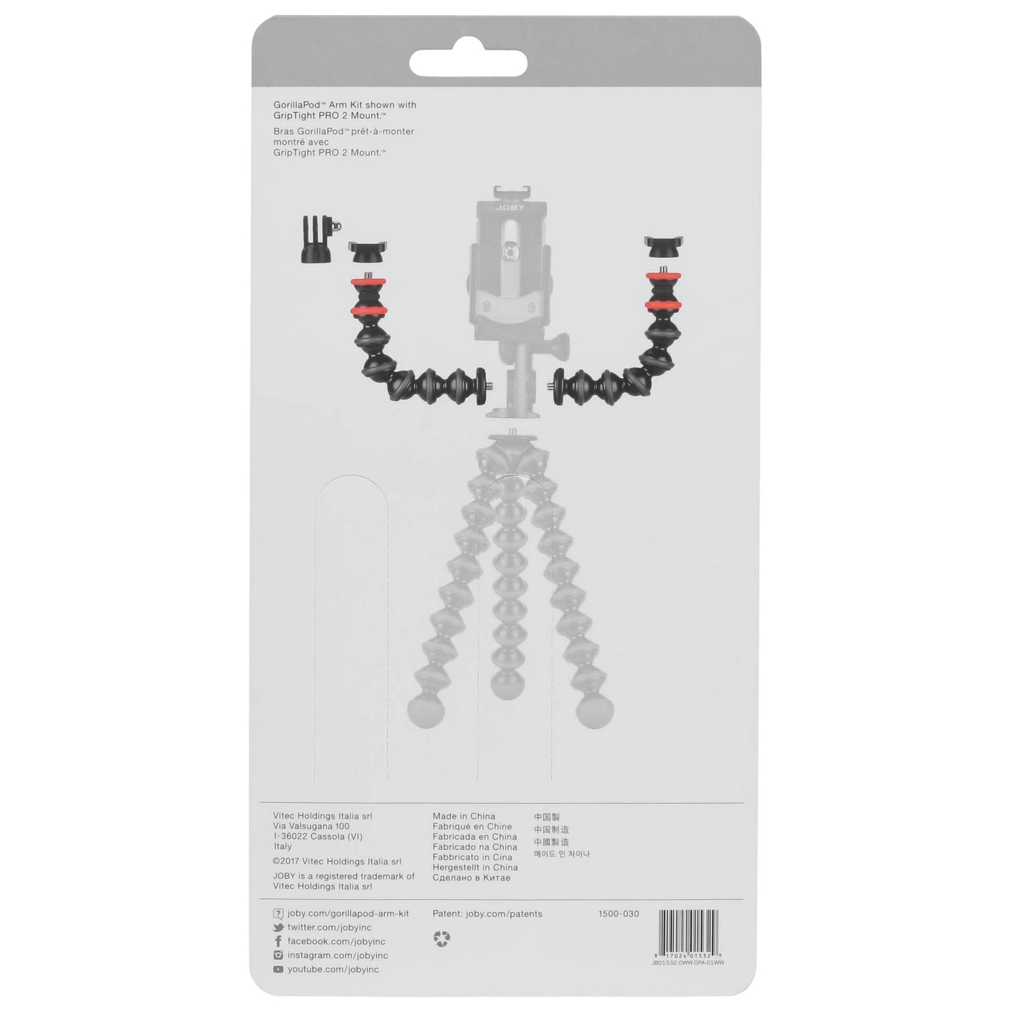 Joby GorlliaPod Arm black/grey