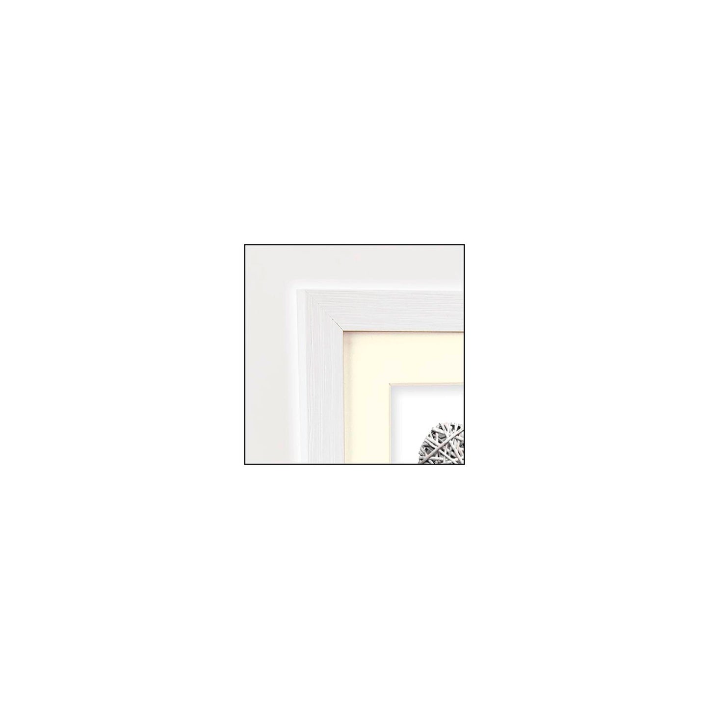ZEP Regent 4 Passepartout 30x40 Wood Frame white V32344