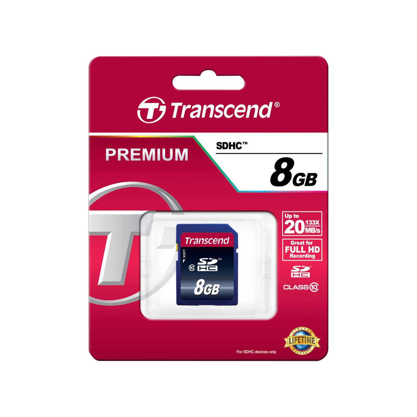 Transcend SDHC 8GB Class 10
