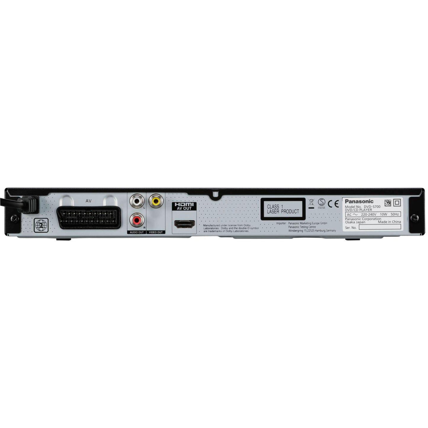 Panasonic DVD-S700EG-K black