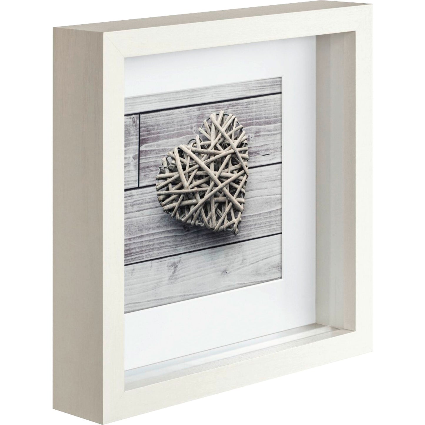 Hama Scala 3D white 23x23 Portrait Wood Passepartout 59777