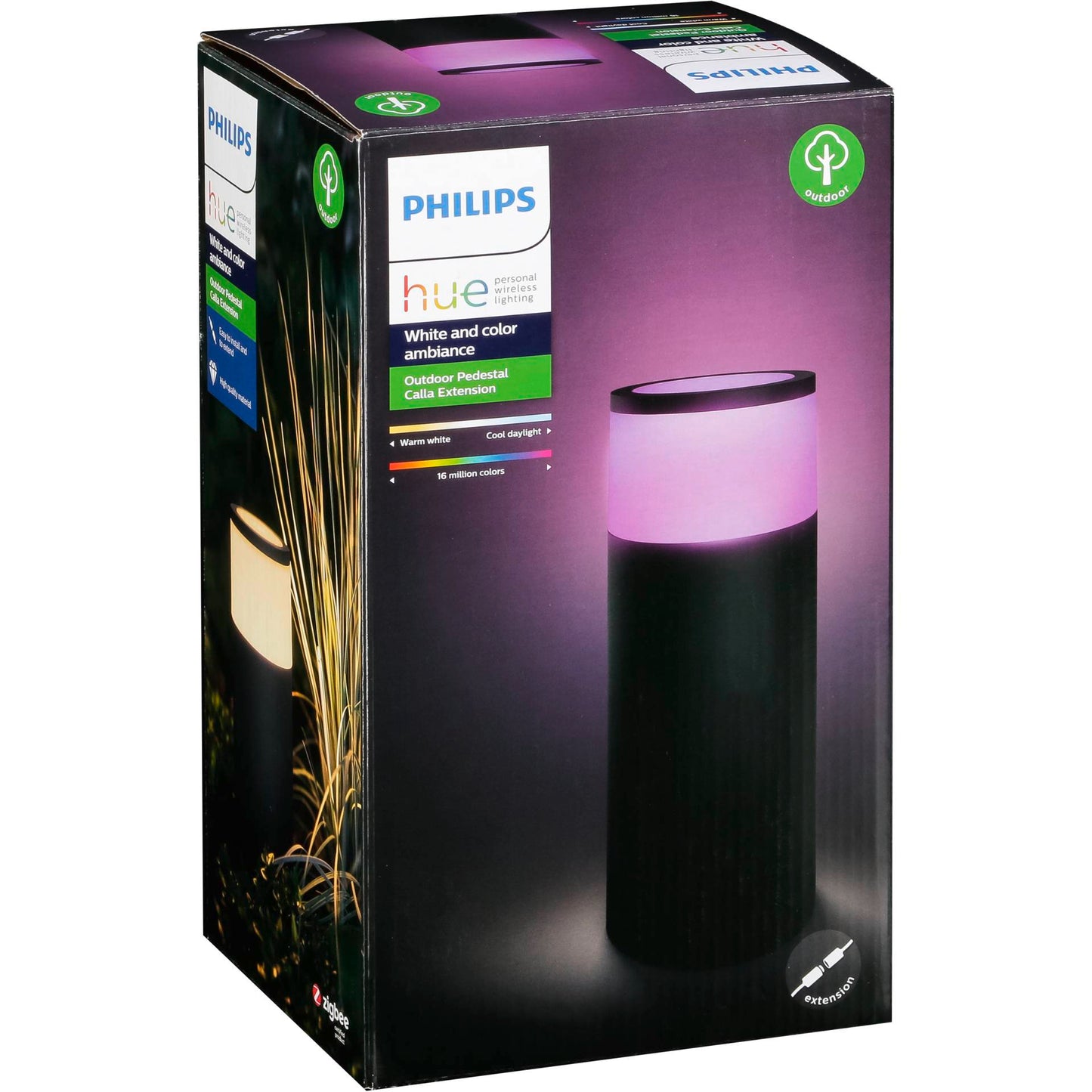 Philips Hue Calla LED Pedestal Lamp Extens. black