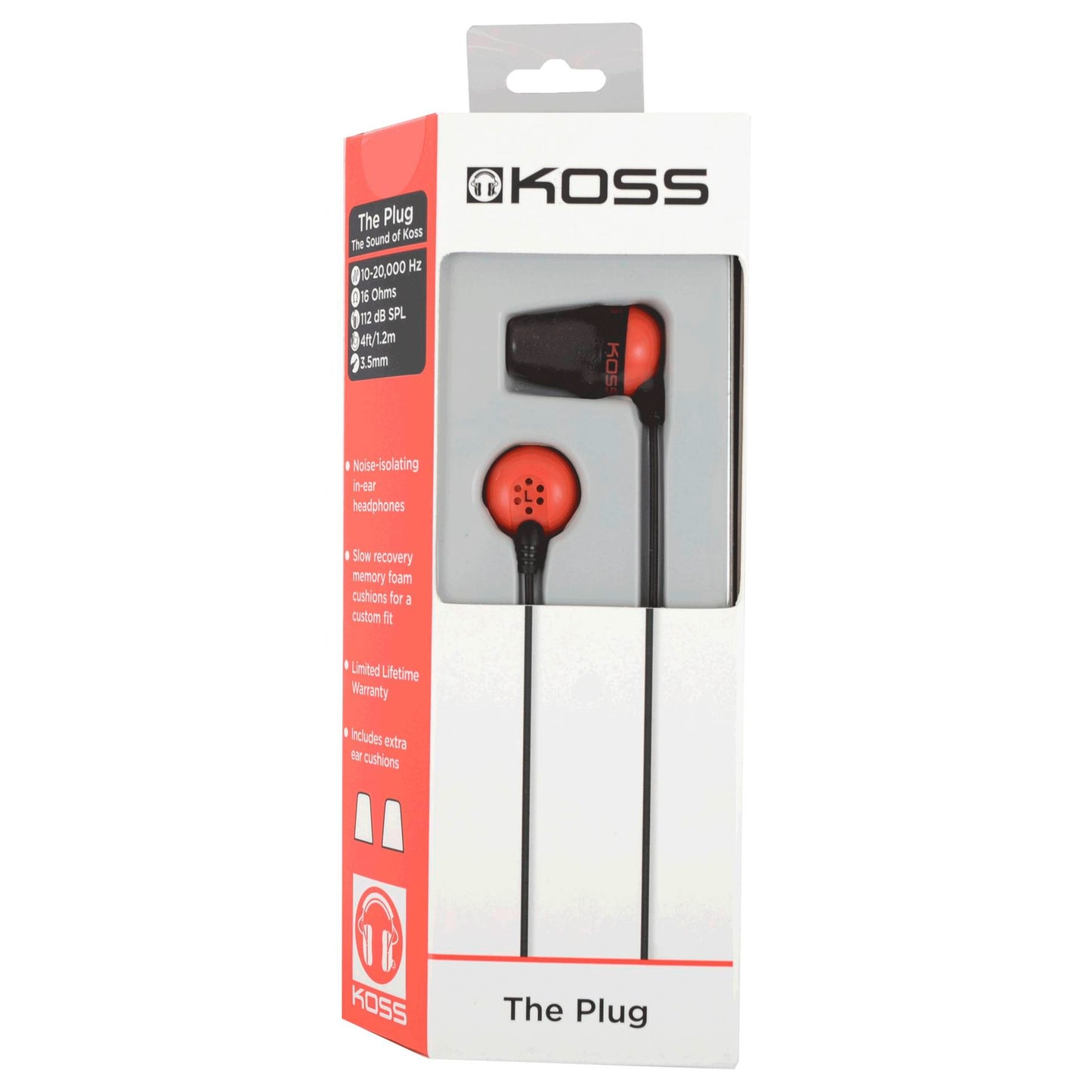 Koss The Plug Colors red