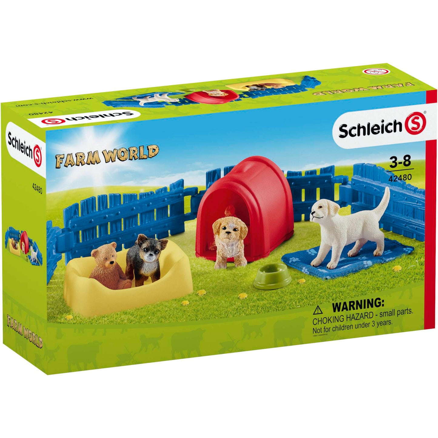 Schleich Farm World 42480 Puppy Pen