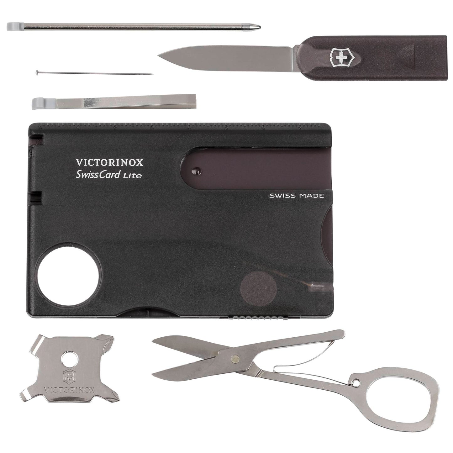 Victorinox SWISSCARD LITE black transparent