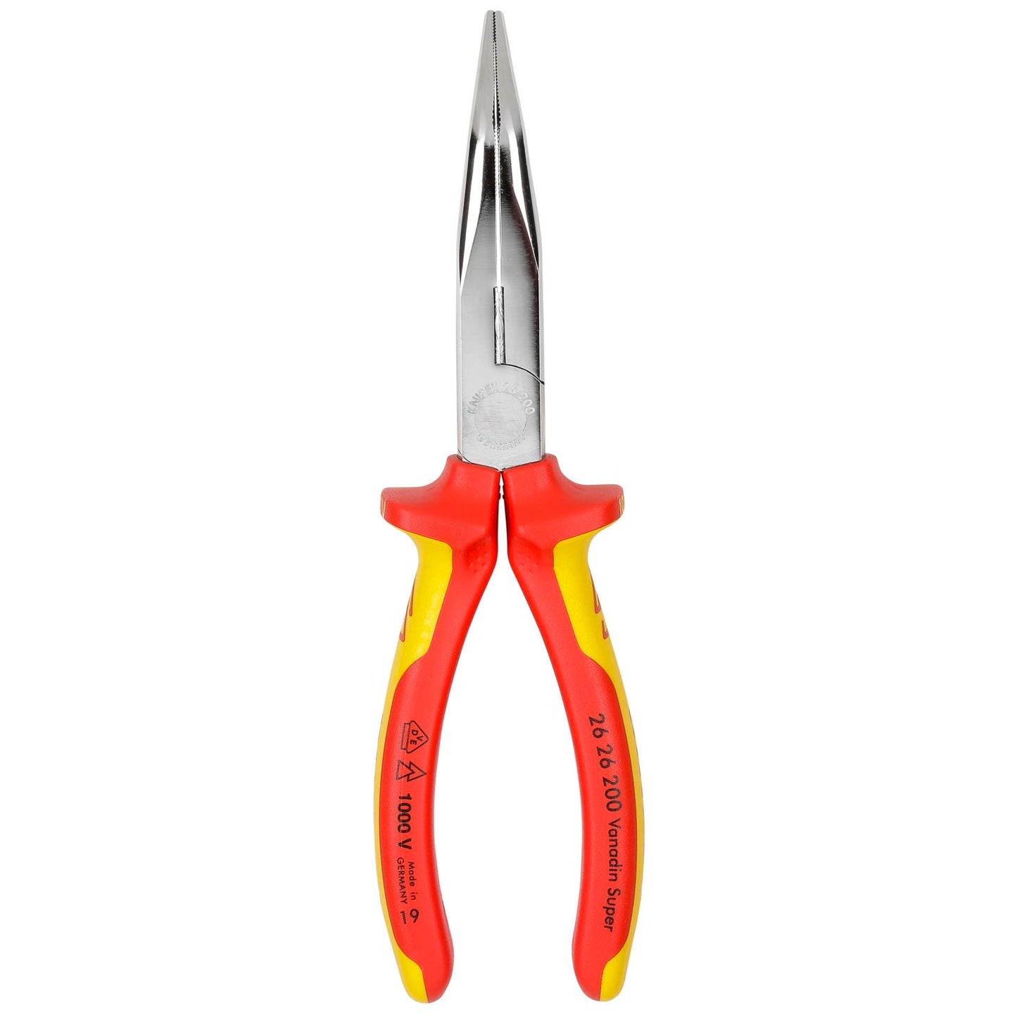 KNIPEX Snipe Nose Side Cutting Pliers chrome plated 200 mm