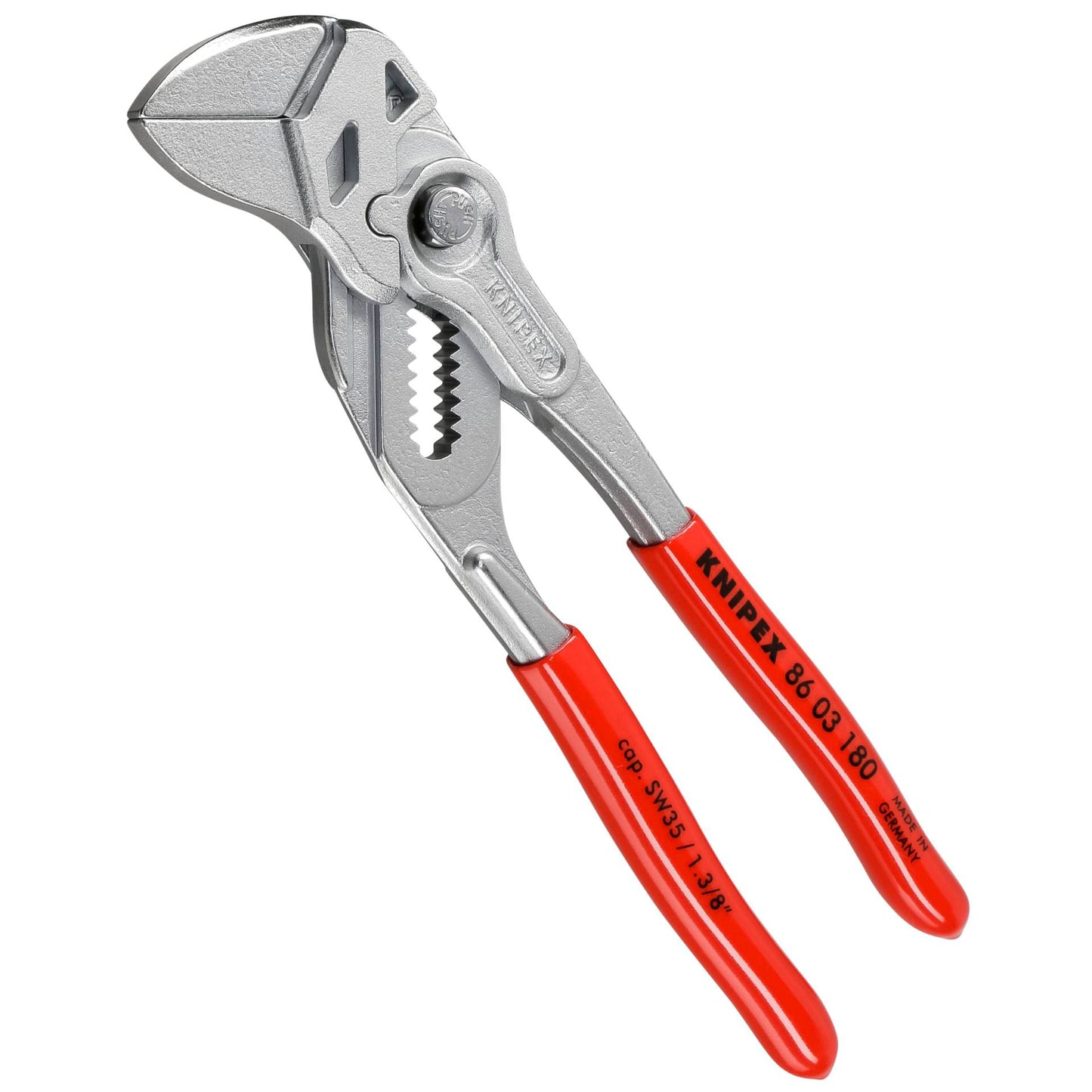 KNIPEX Pliers Wrench plastic coated 180 mm