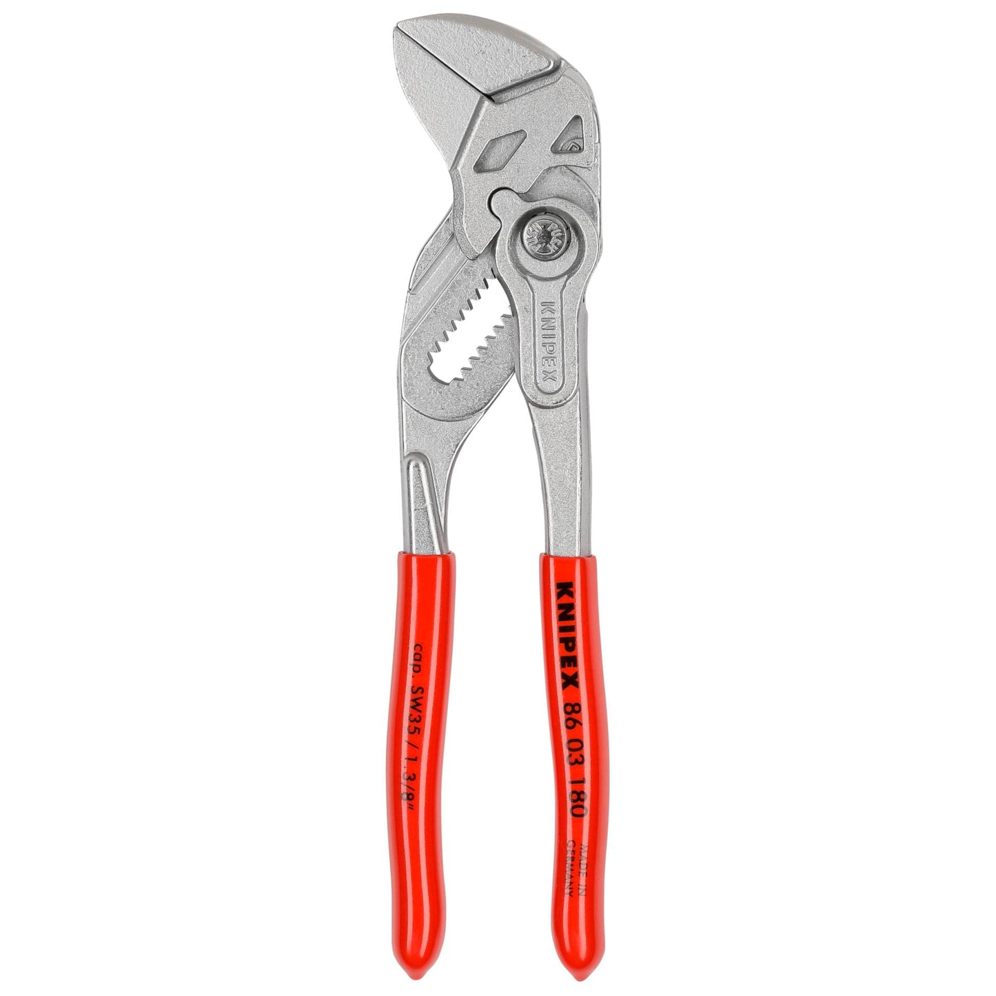 KNIPEX Pliers Wrench plastic coated 180 mm