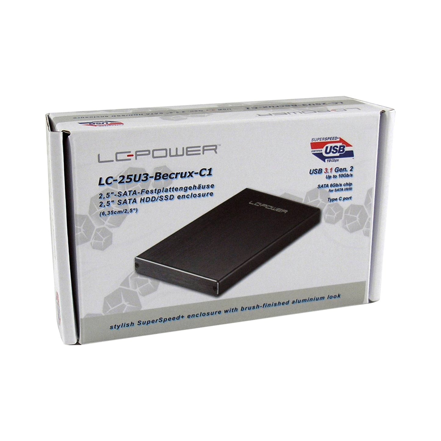 LC-Power LC-25U3-Becrux-C1 USB 3.1 Typ C / 2,5 SATAIII