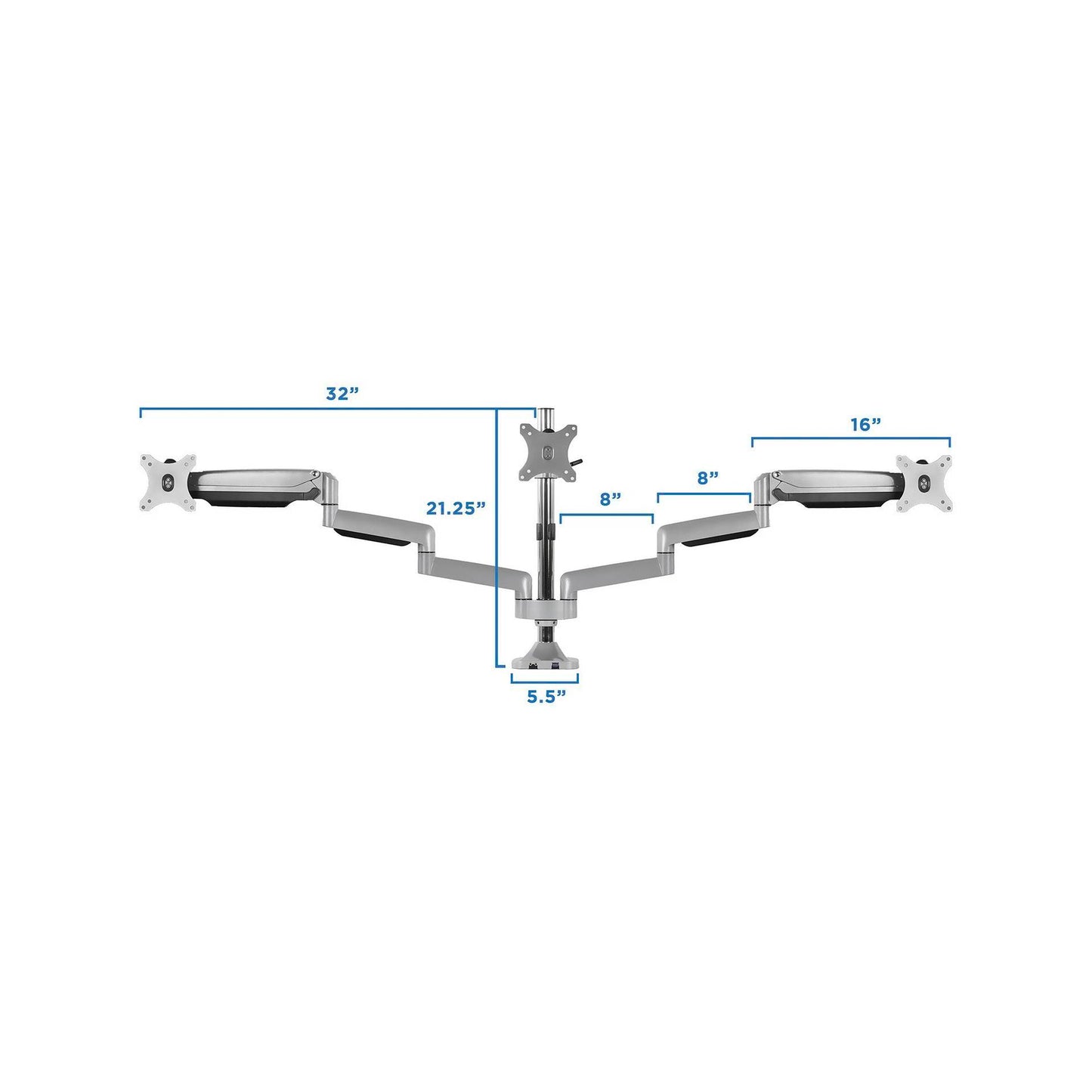 Raidsonic IB-MS505-TI Monitor stand with table support