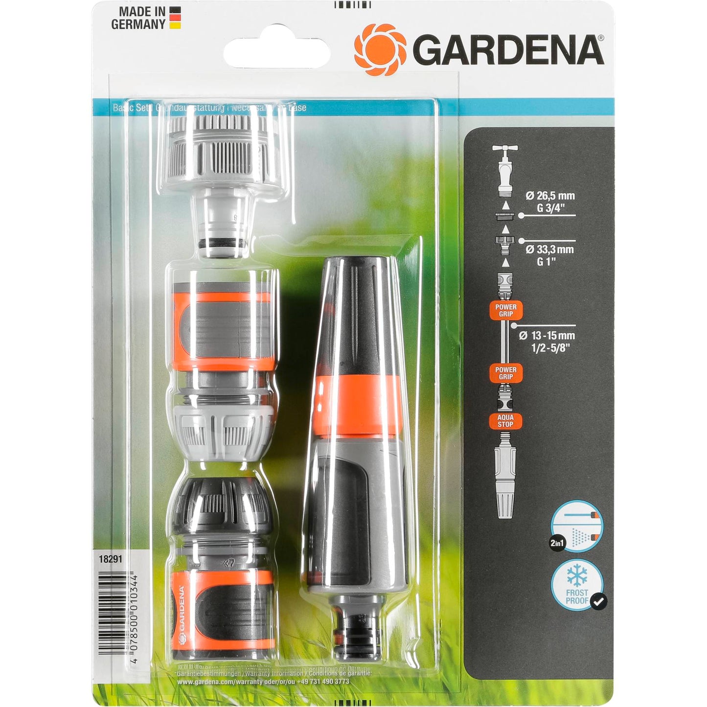 Gardena System Basic Set 18202/5305, 18215+18213, 18300