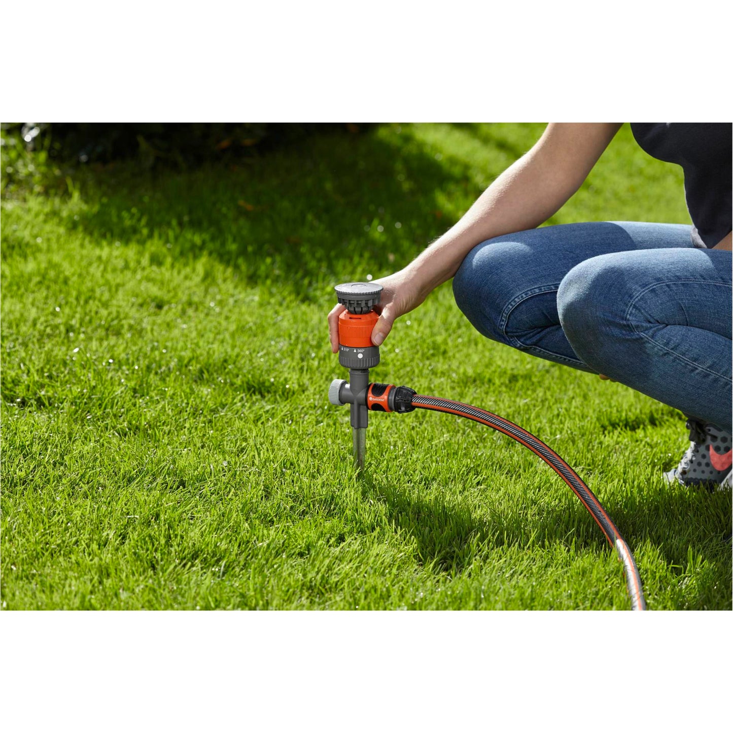 Gardena Circular Sprinkler Vario with Spike