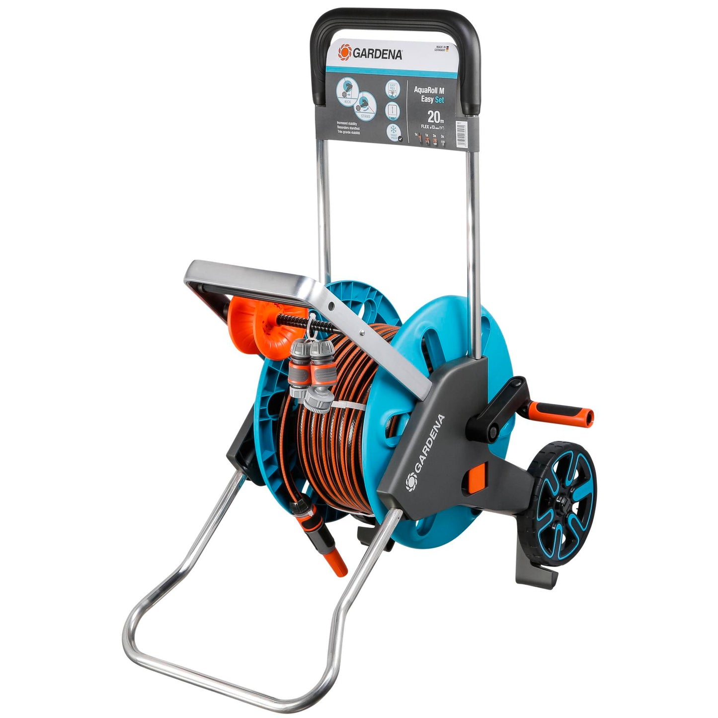 Gardena Hose Trolley CleverRoll M Easy Set, 20 m Hose