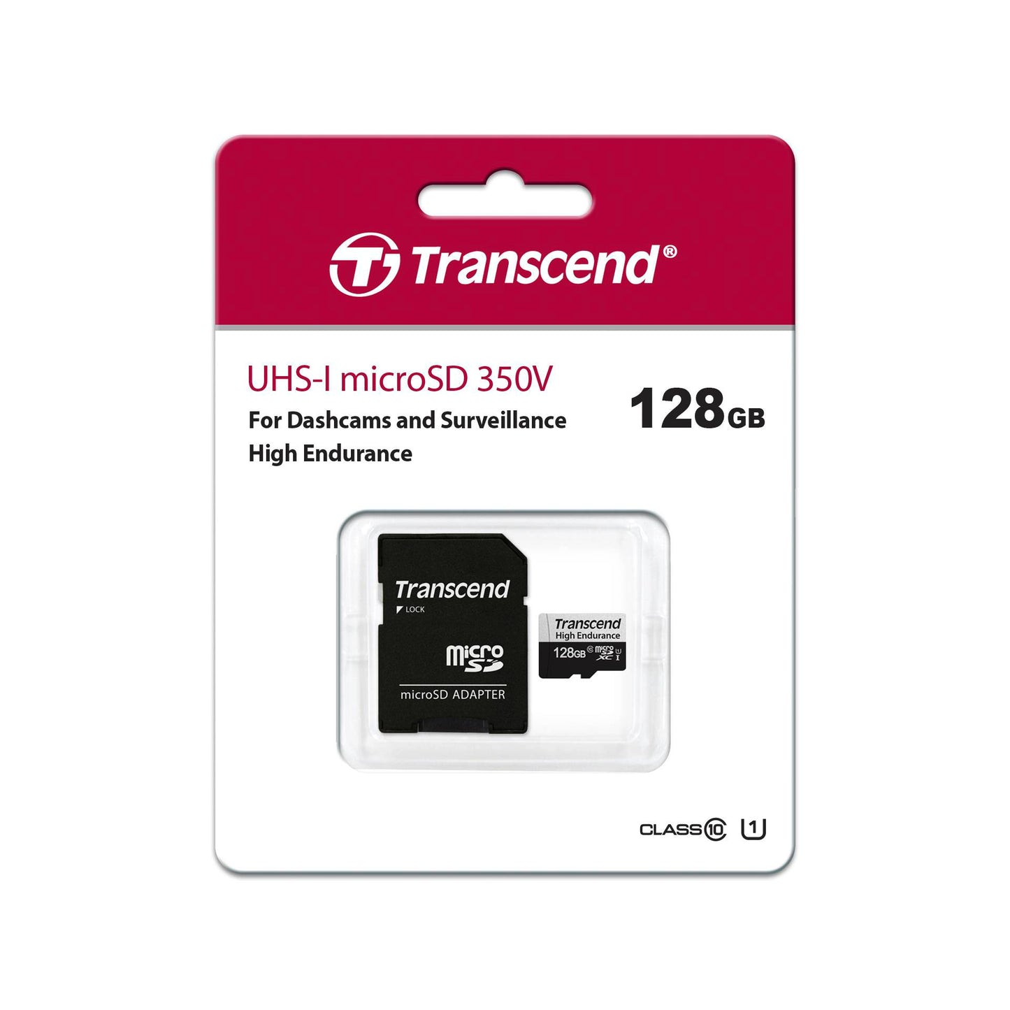 Transcend microSDXC 350V 128GB Class 10 UHS-I U1