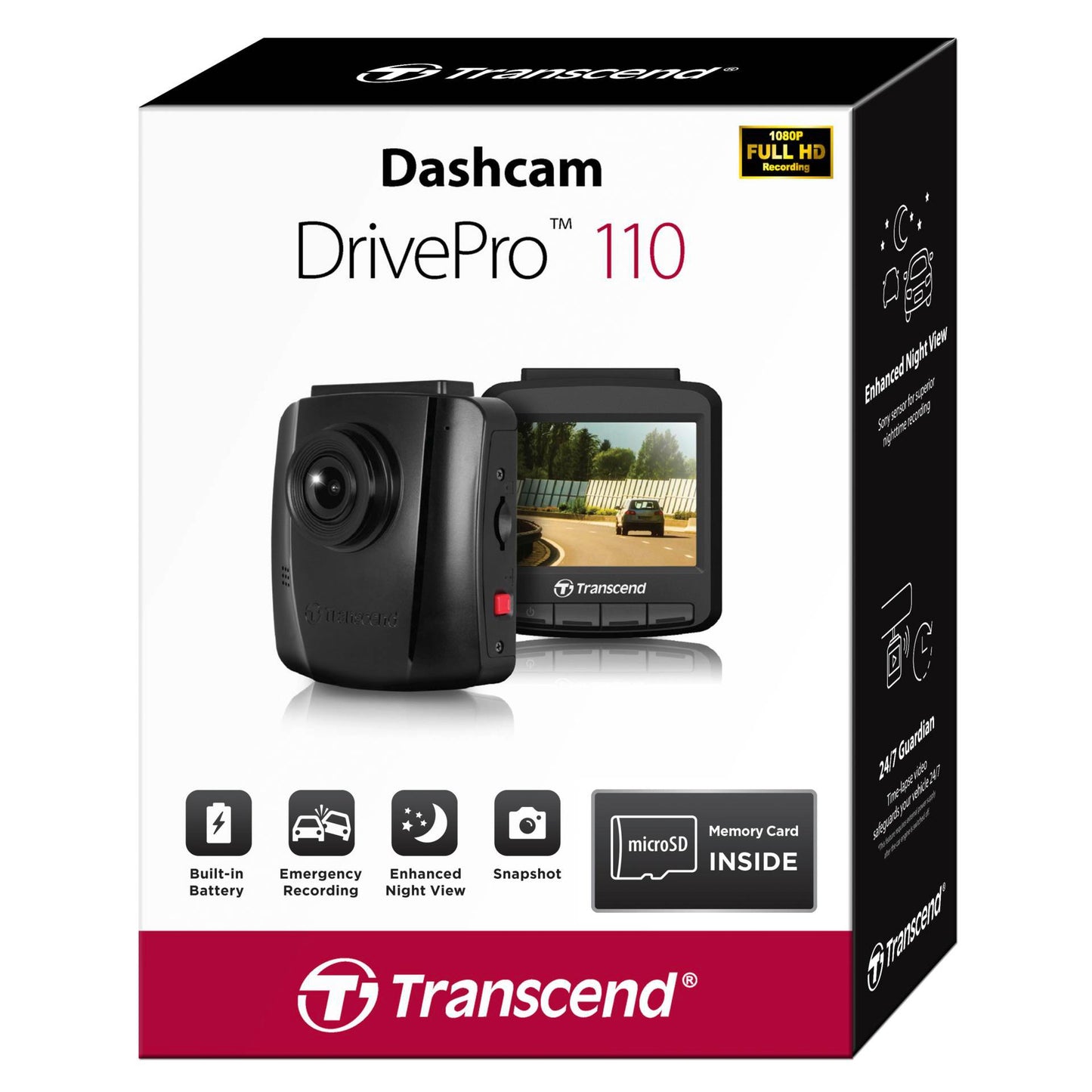 Transcend DrivePro 110 Onboard Camera inkl. 32GB microSDHC TLC