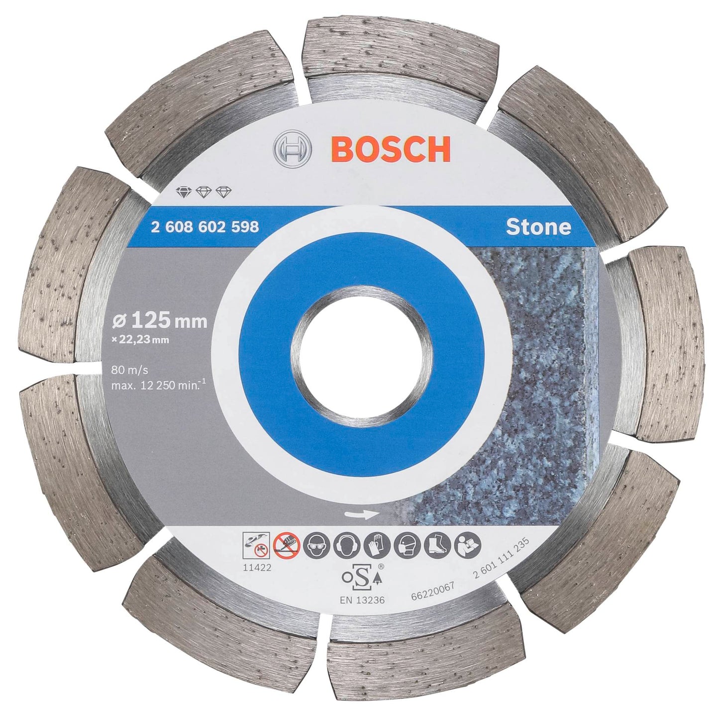 Bosch Pro Stone Diamond Blade Standard for 125mm 22,23mm