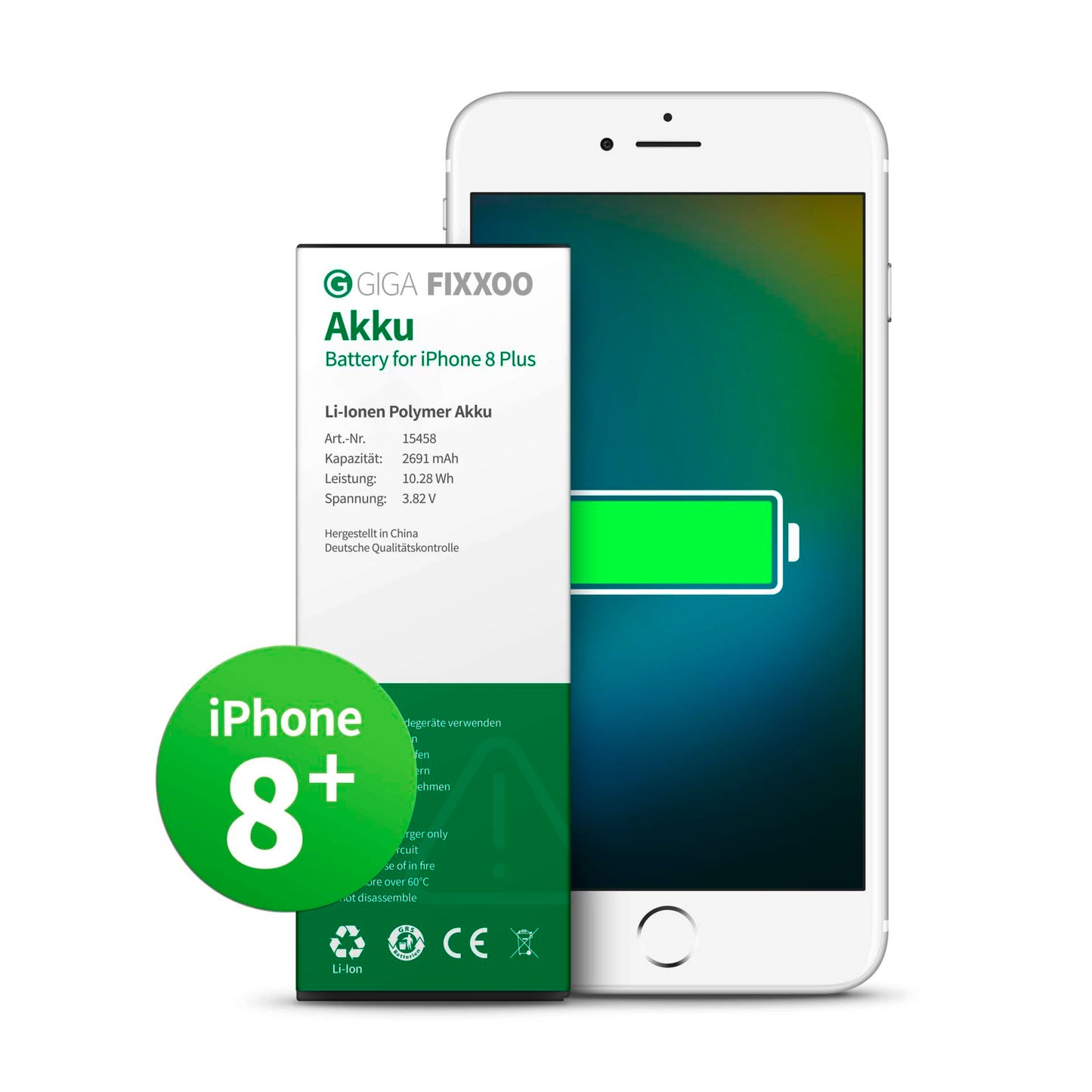 GIGA Fixxoo iPhone 8 Plus Battery