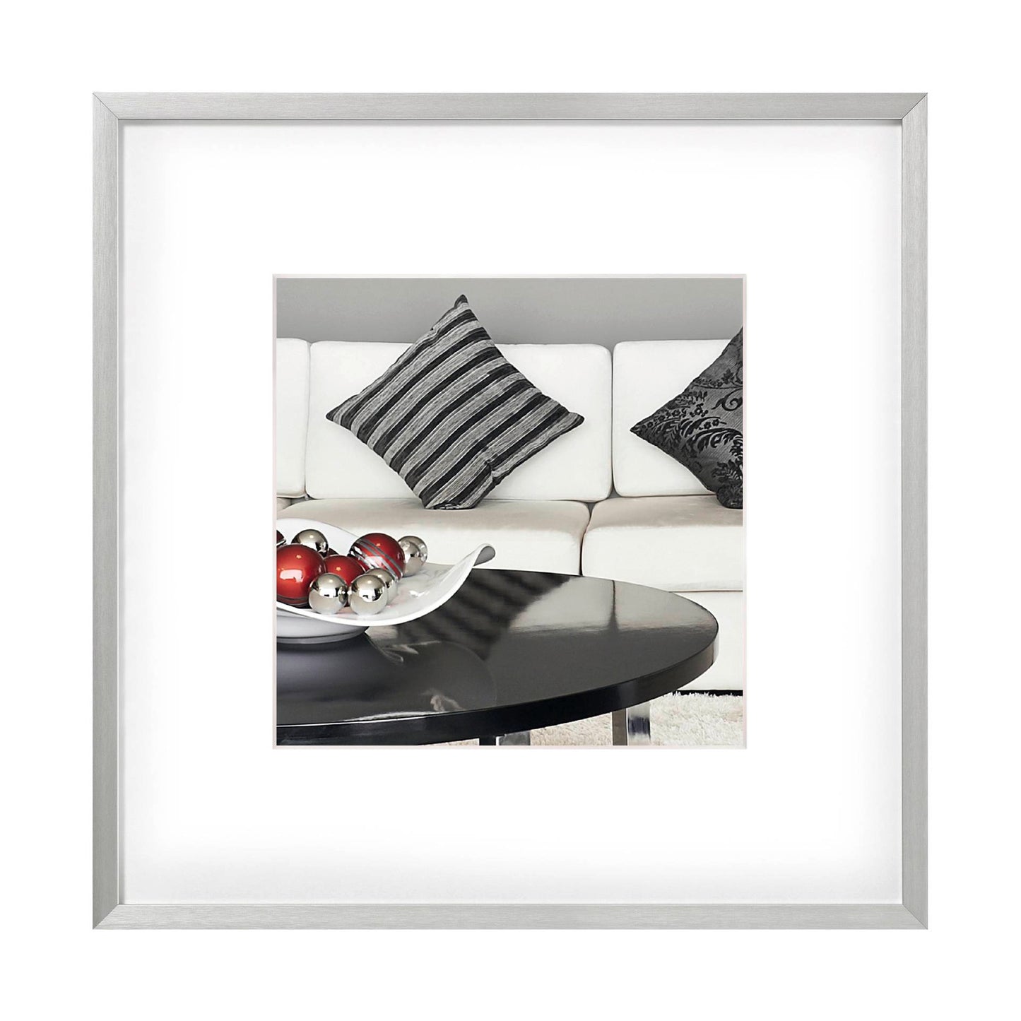 Walther Chair 30x30 Aluminum silver AJ330S