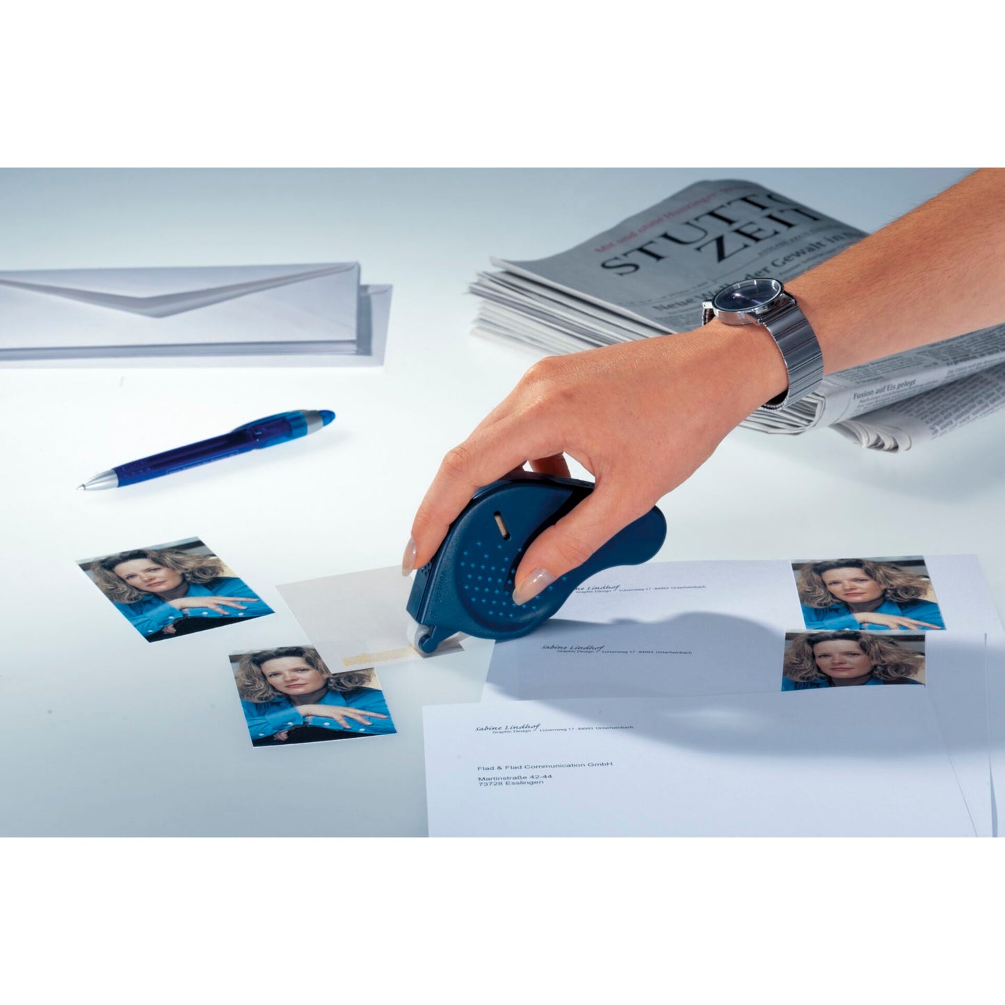 Herma transfer Glue Dispenser permanent, blue 1013