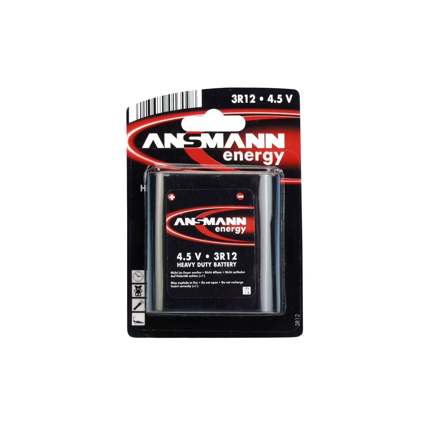 Ansmann 3R12A flat battery