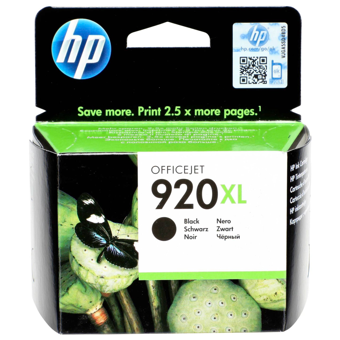 HP CD 975 AE ink cartridge black No. 920 XL
