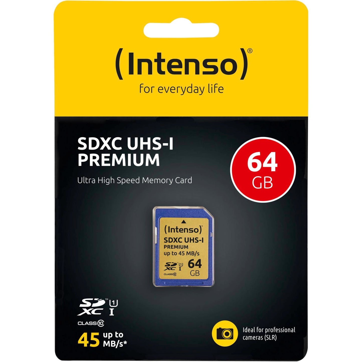 Intenso SDXC Card 64GB Class 10 UHS-I Premium