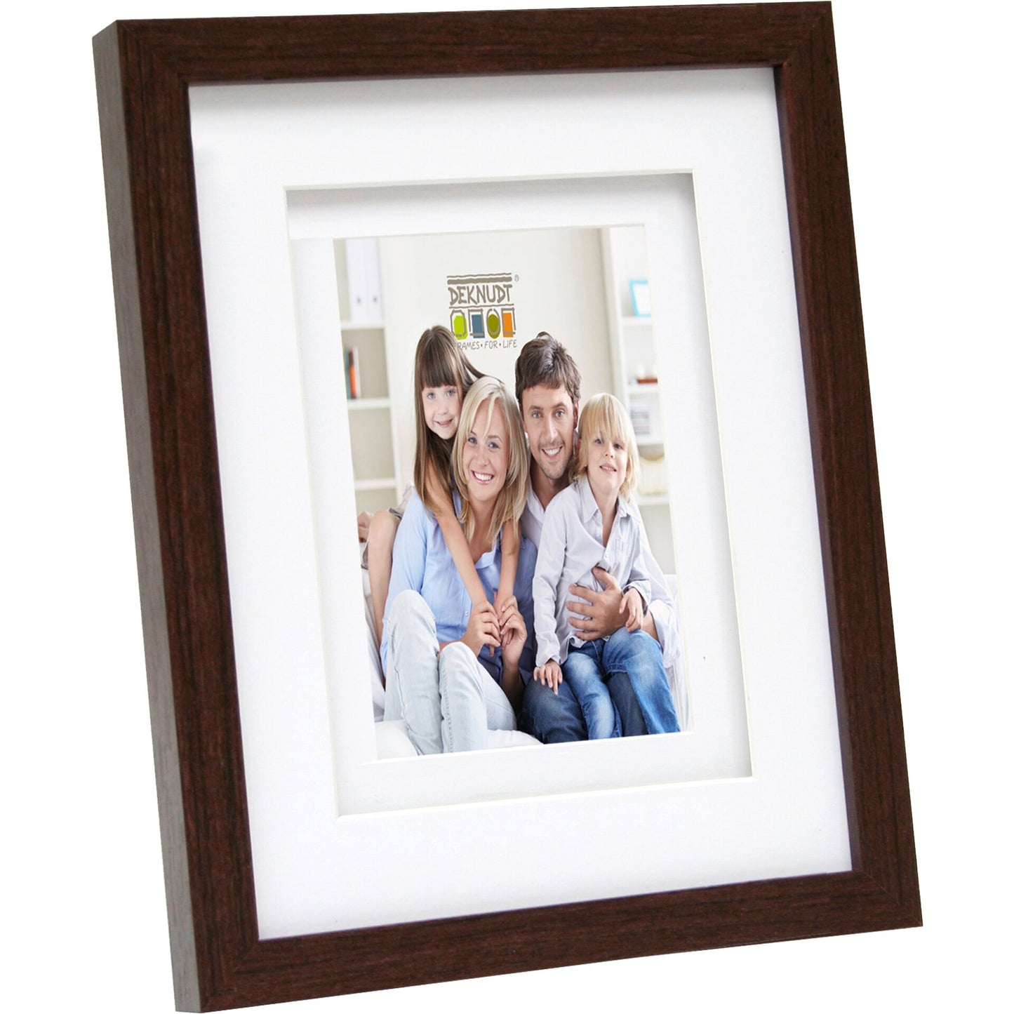 Deknudt S65KQ1 brown 15x20 Wood double Passepartout