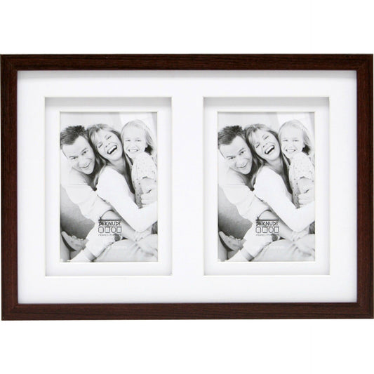 Deknudt S65KQ2           2x13x18 Wood Gallery brown Passepartout