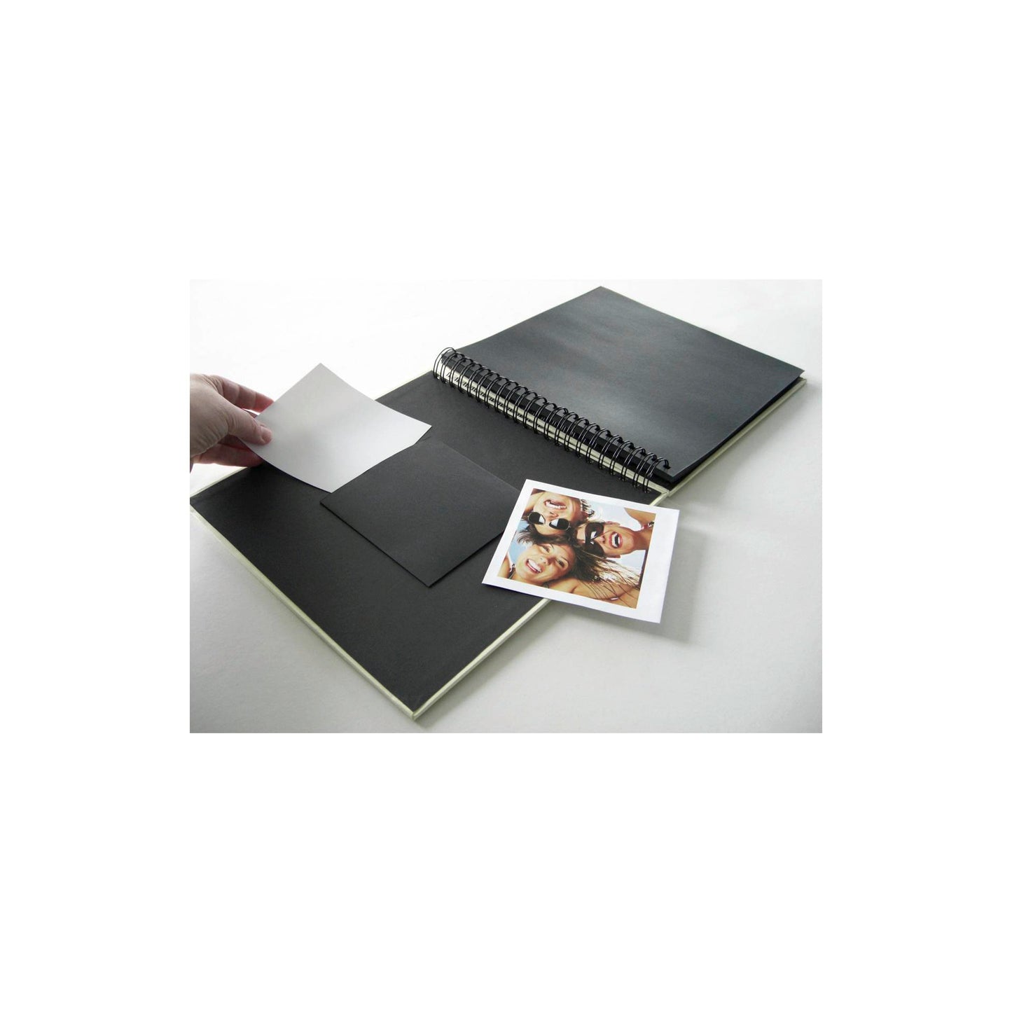 Walther Fun cream Wire-O  30x30 50 black Pages SA110H